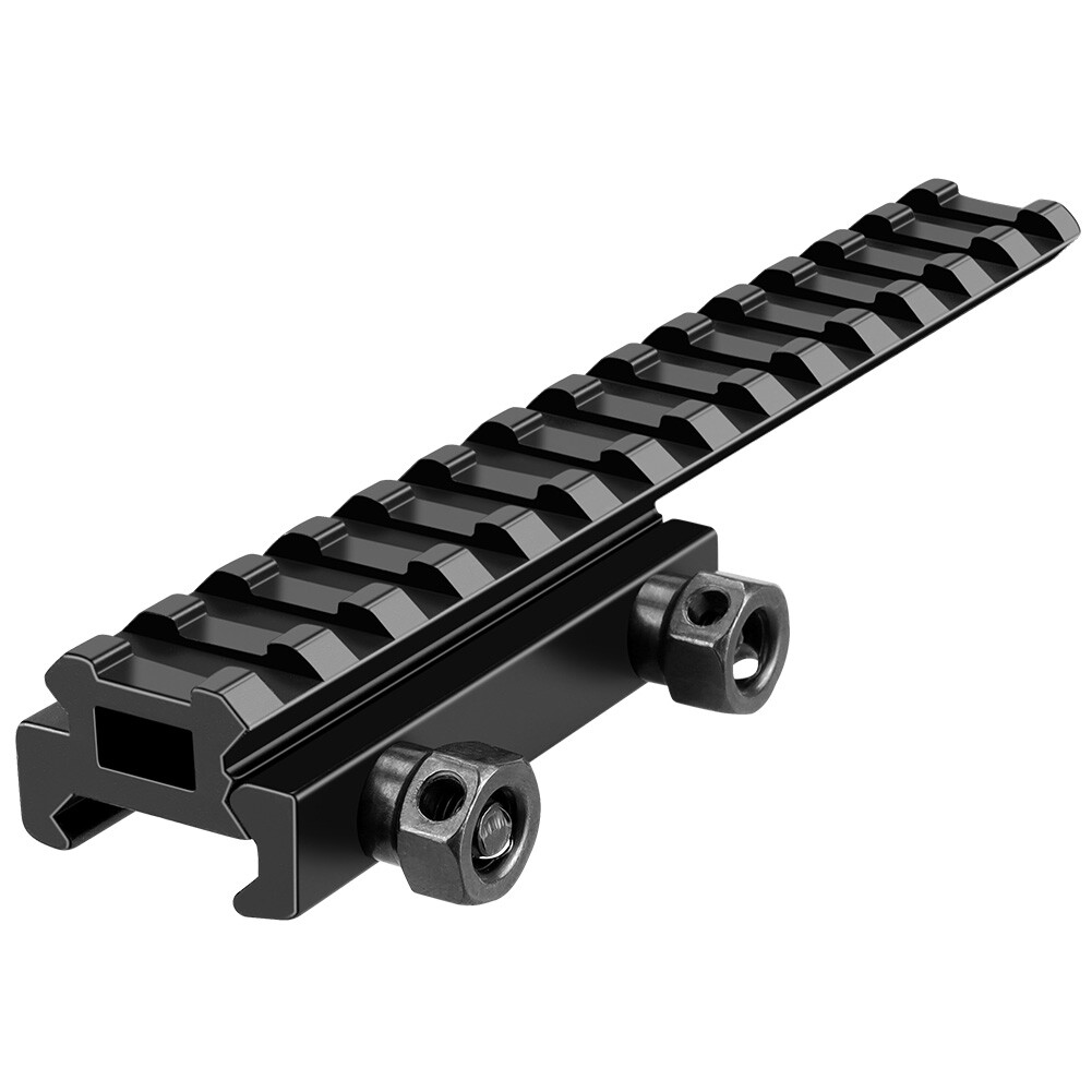 20mm to 20mm Riser Mount Picatinny Rail Scope Extension Riser Base Mount 20mm to 20mm Riser Mount Picatinny Rail Scope Extension Riser Base Mount