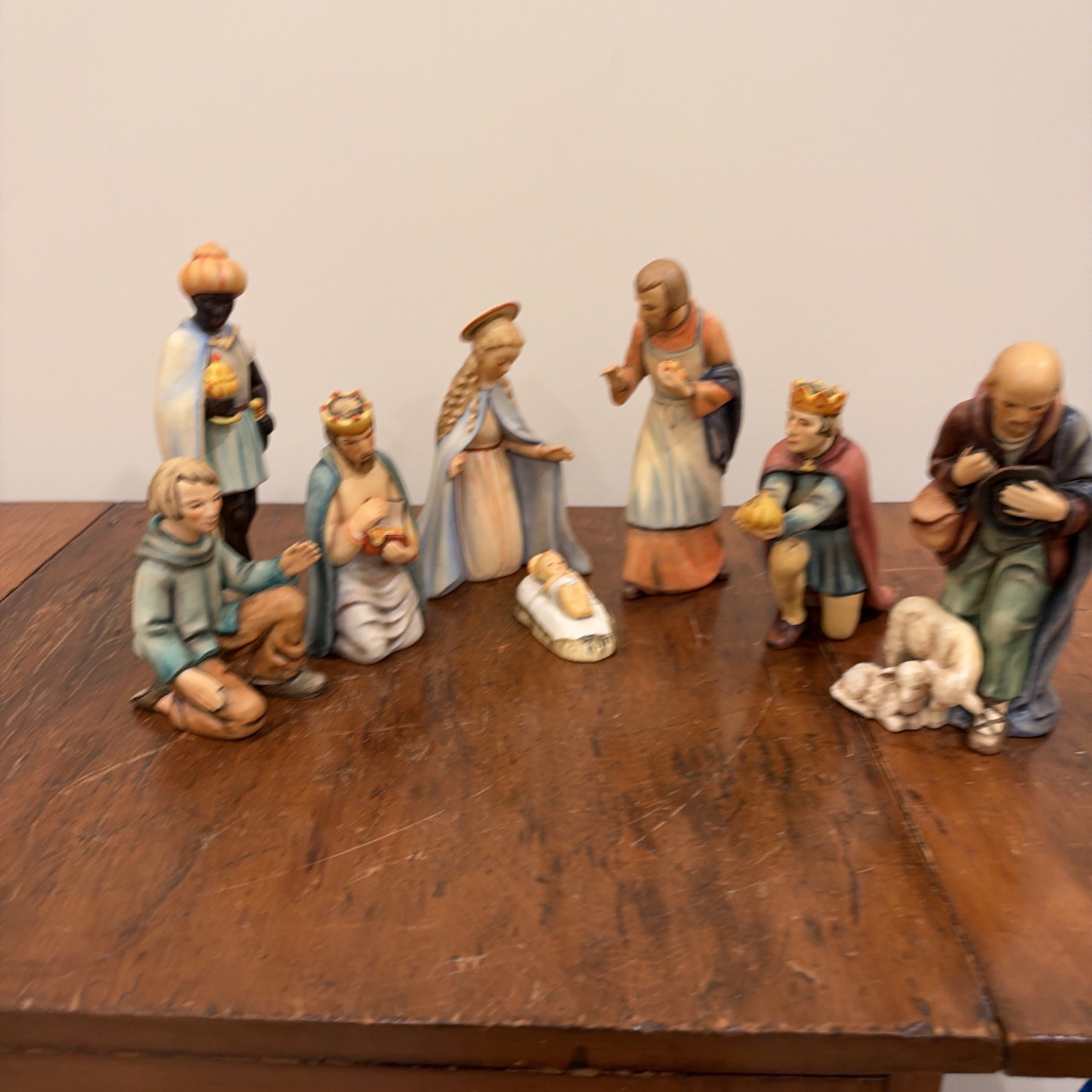 Rare vintage Goebel Hummel Nativity Scene 8 Pieces 214 series Excellent Cond Rare vintage Goebel Hummel Nativity Scene 8 Pieces 214 series Excellent Cond