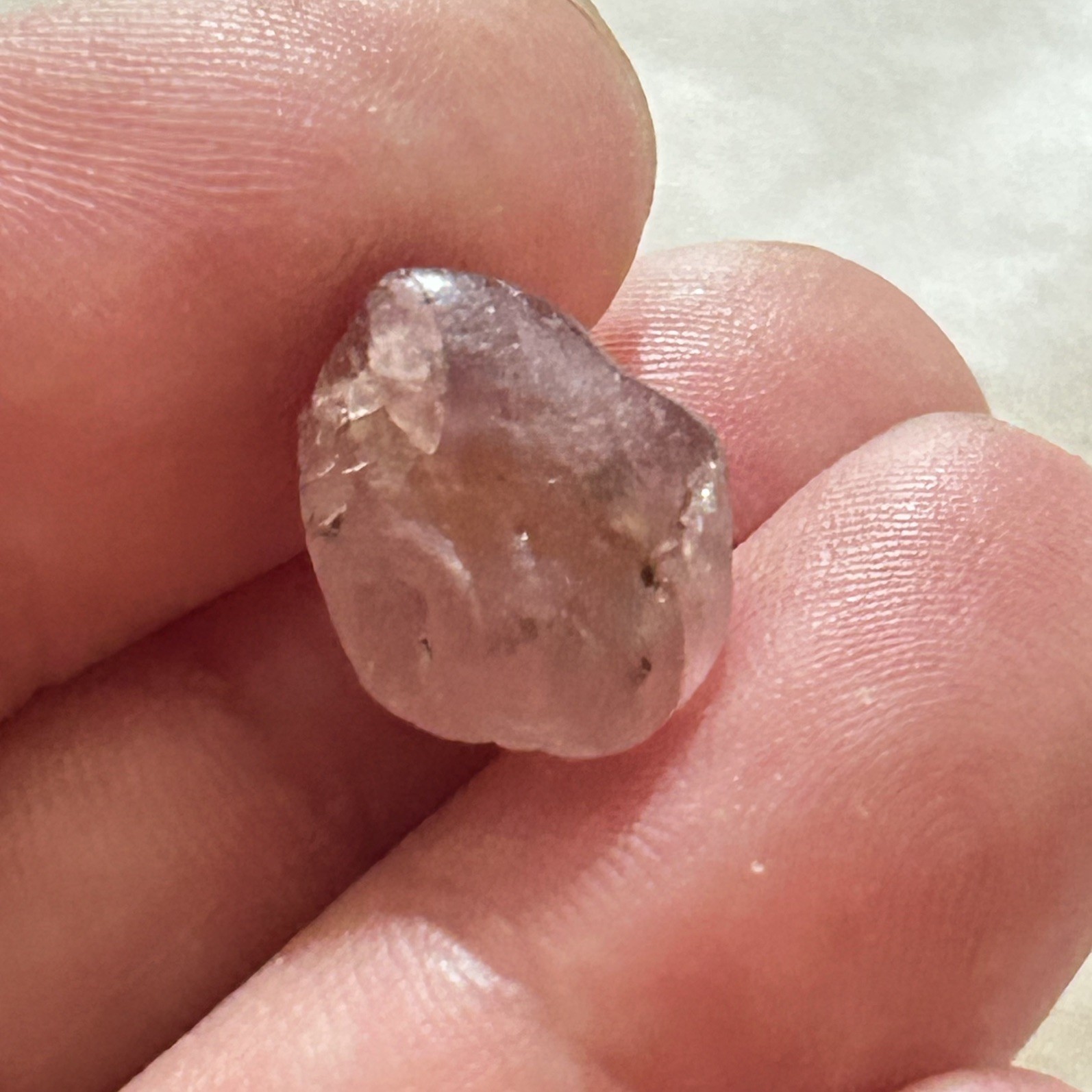 8.9 ctw Bi-Color Change Facet Grade Rough Spinel Pink/Purple