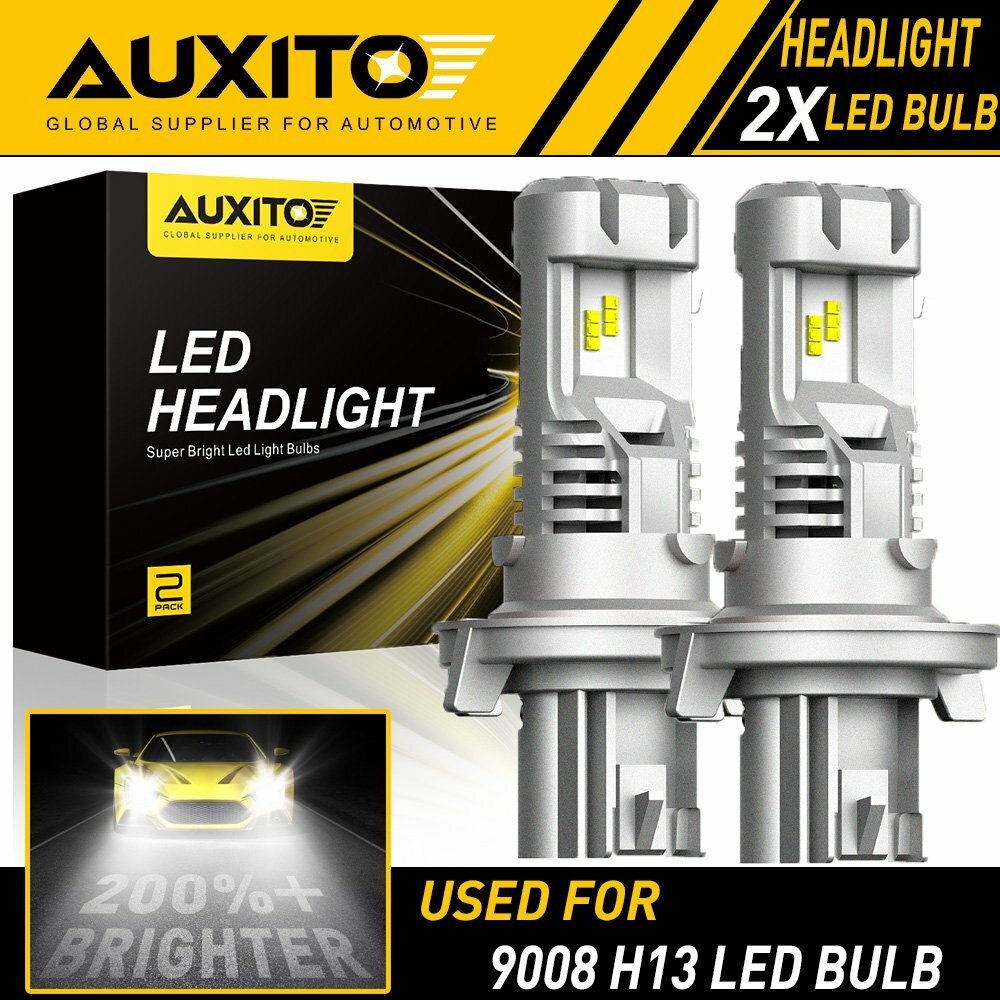 AUXITO H13 9008 LED Headlight Bulb for Ford F-150 2004-2014 High Low Beam M3 EOA