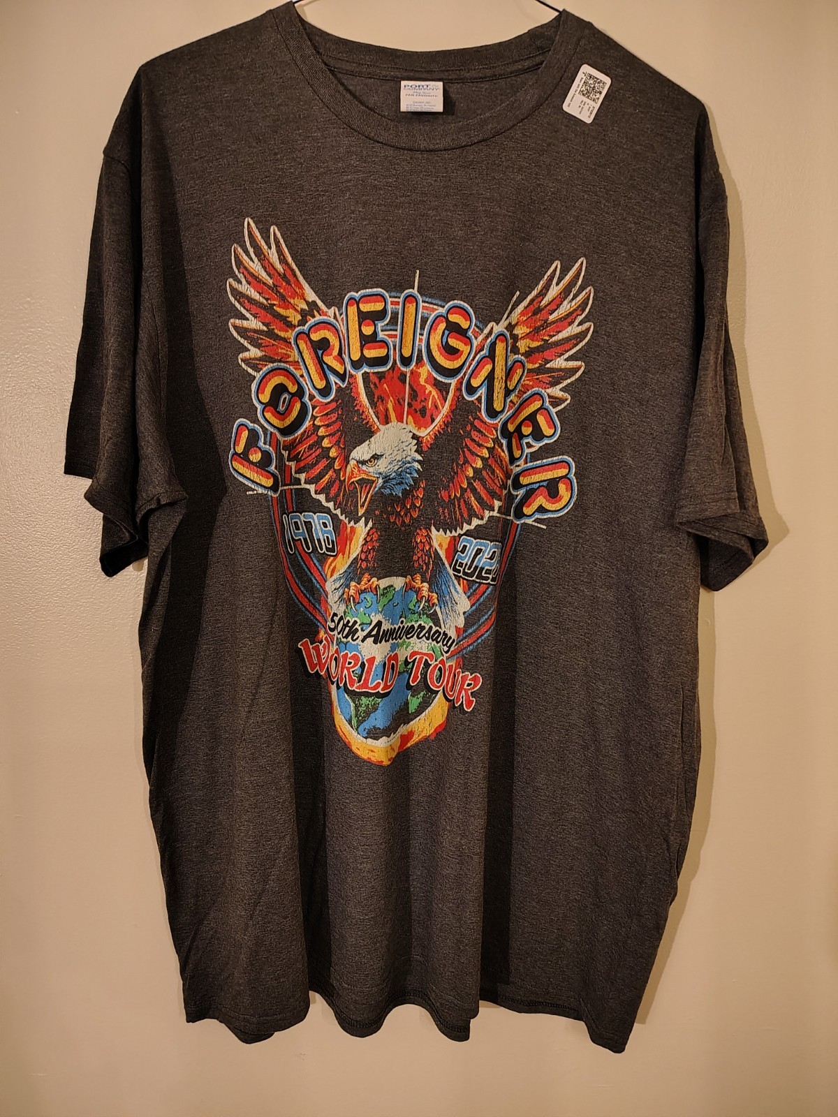Foreigner 50th Anniversary Tour T-Shirt Foreigner 50th Anniversary Tour T-Shirt