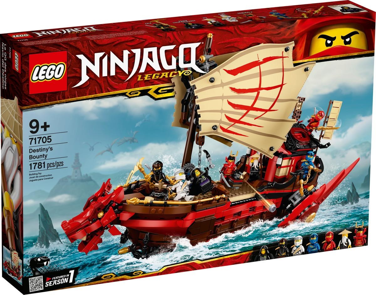 LEGO Destiny's Bounty Ninjago 71705 NEW Sealed In Perfect Box LEGO Destiny's Bounty Ninjago 71705 NEW Sealed In Perfect Box