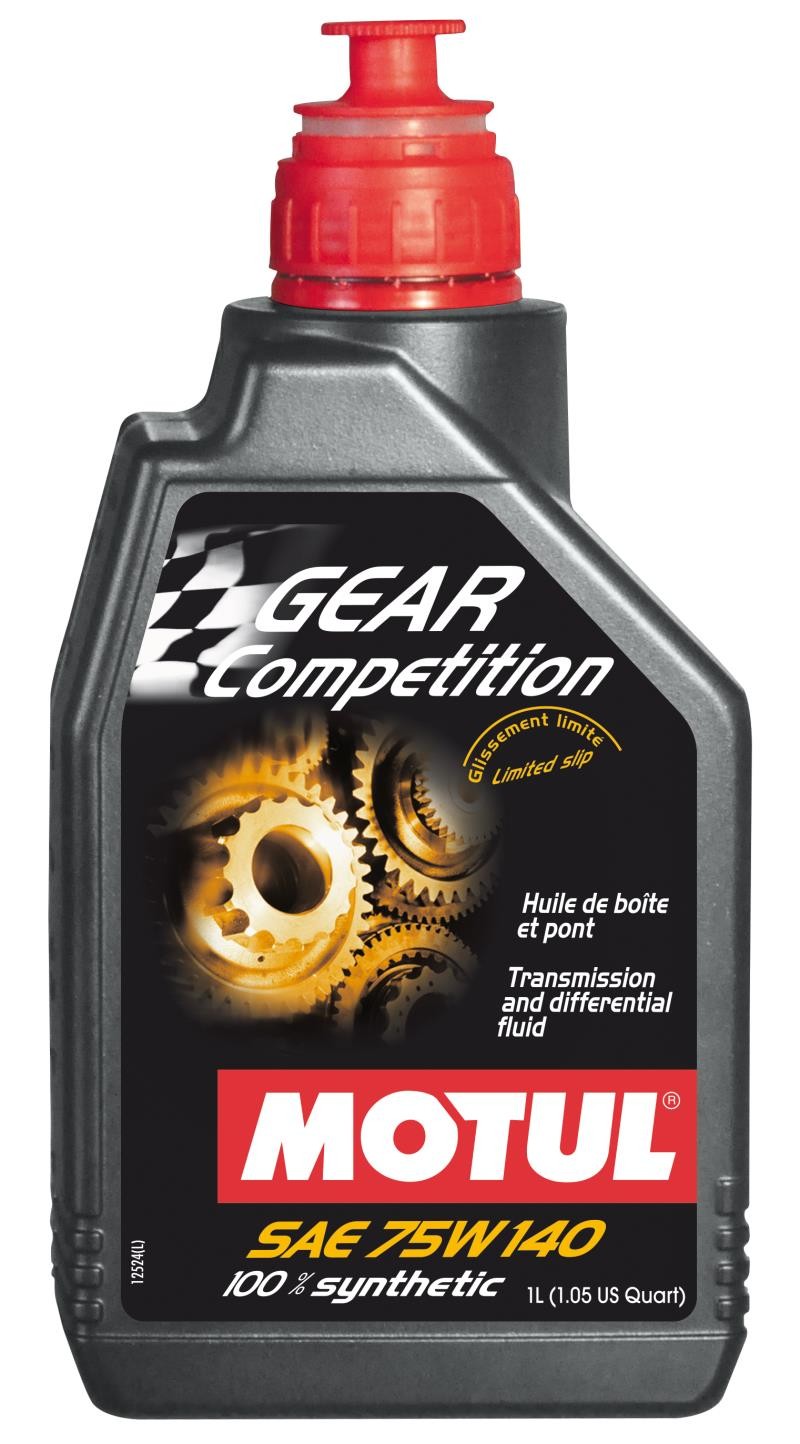 Motul 1L Transmission GEAR COMPETITION 75W140 LSD Oil Case of 12 105779