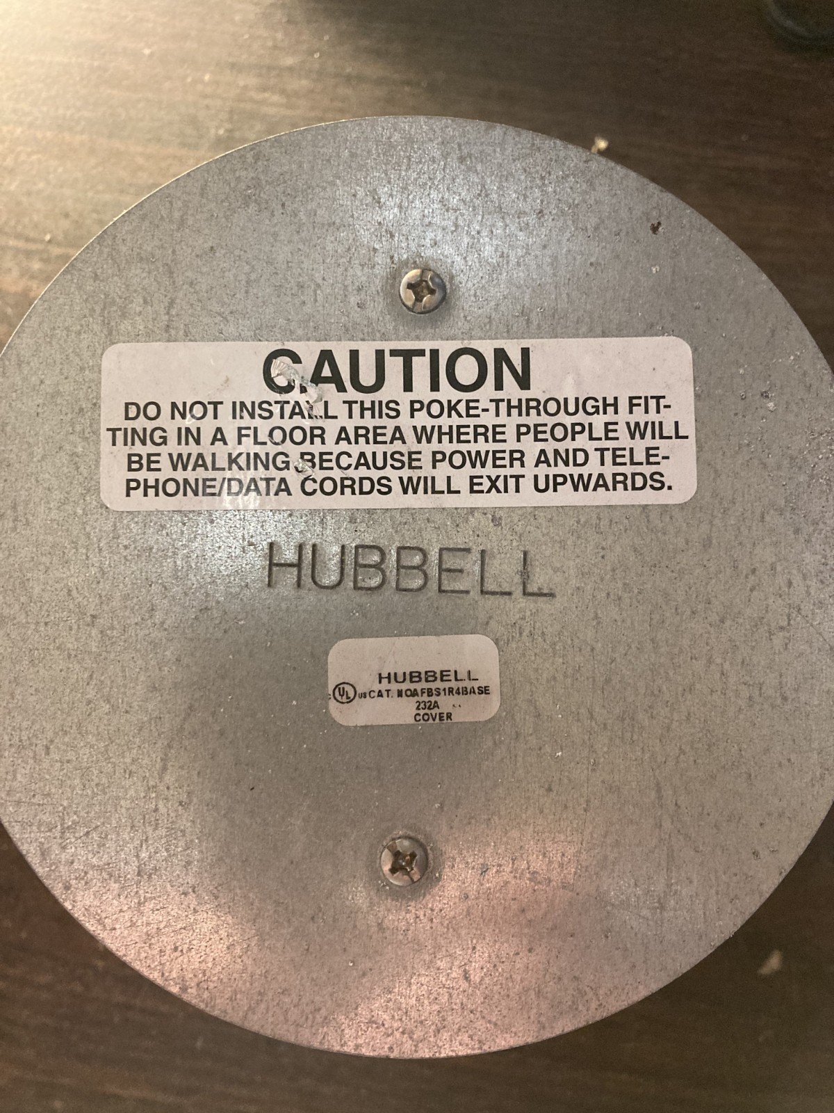 Hubbell AFBS1R4BASE Recessed 4\