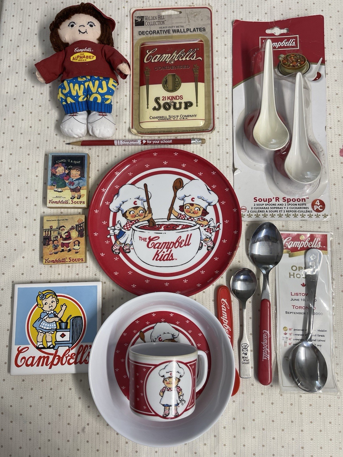 Vintage Campbell's Soup Mixed Collectible Box Lot