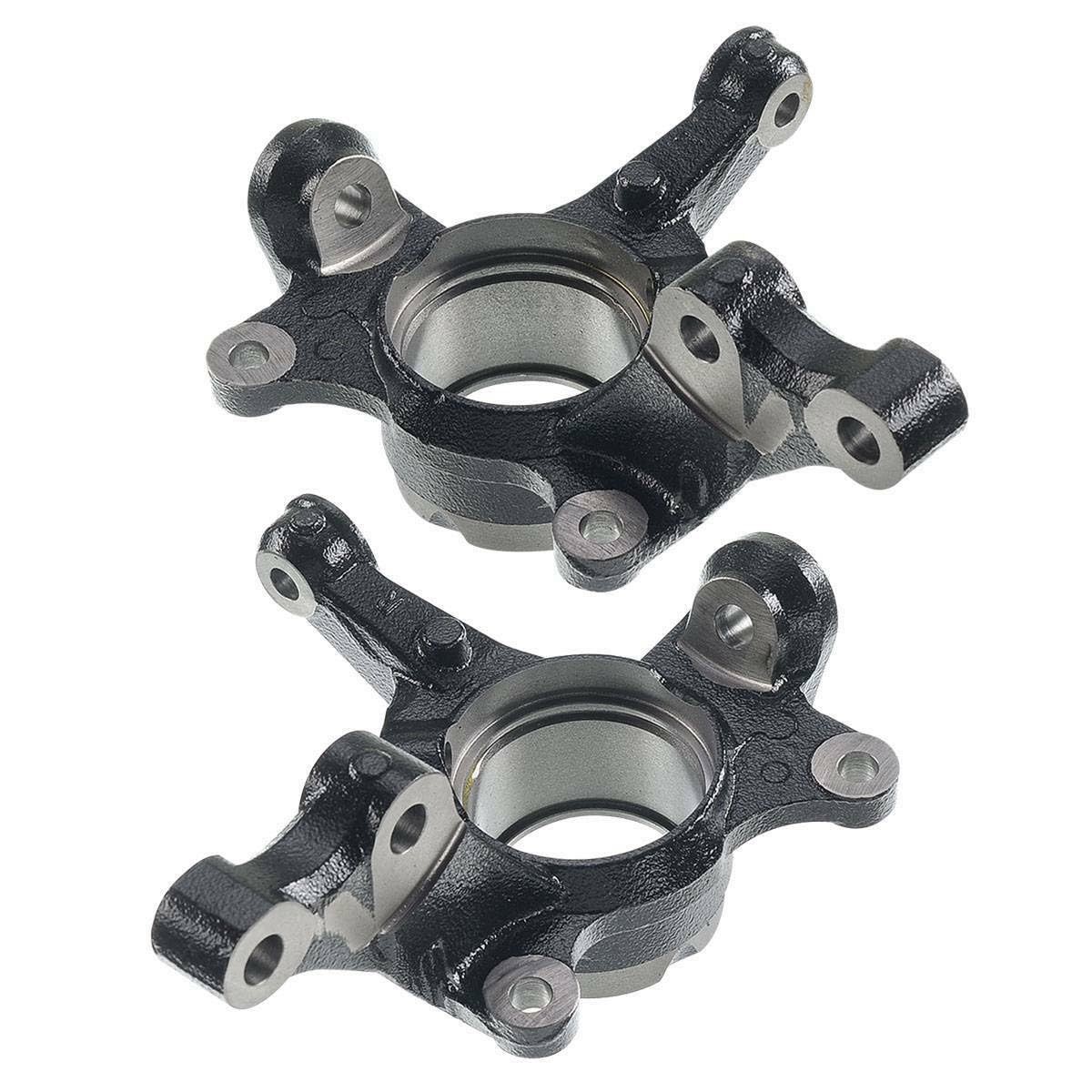 2pcs Steering Spindle Knuckle Front Left and Right Cast Iron 43211-19015