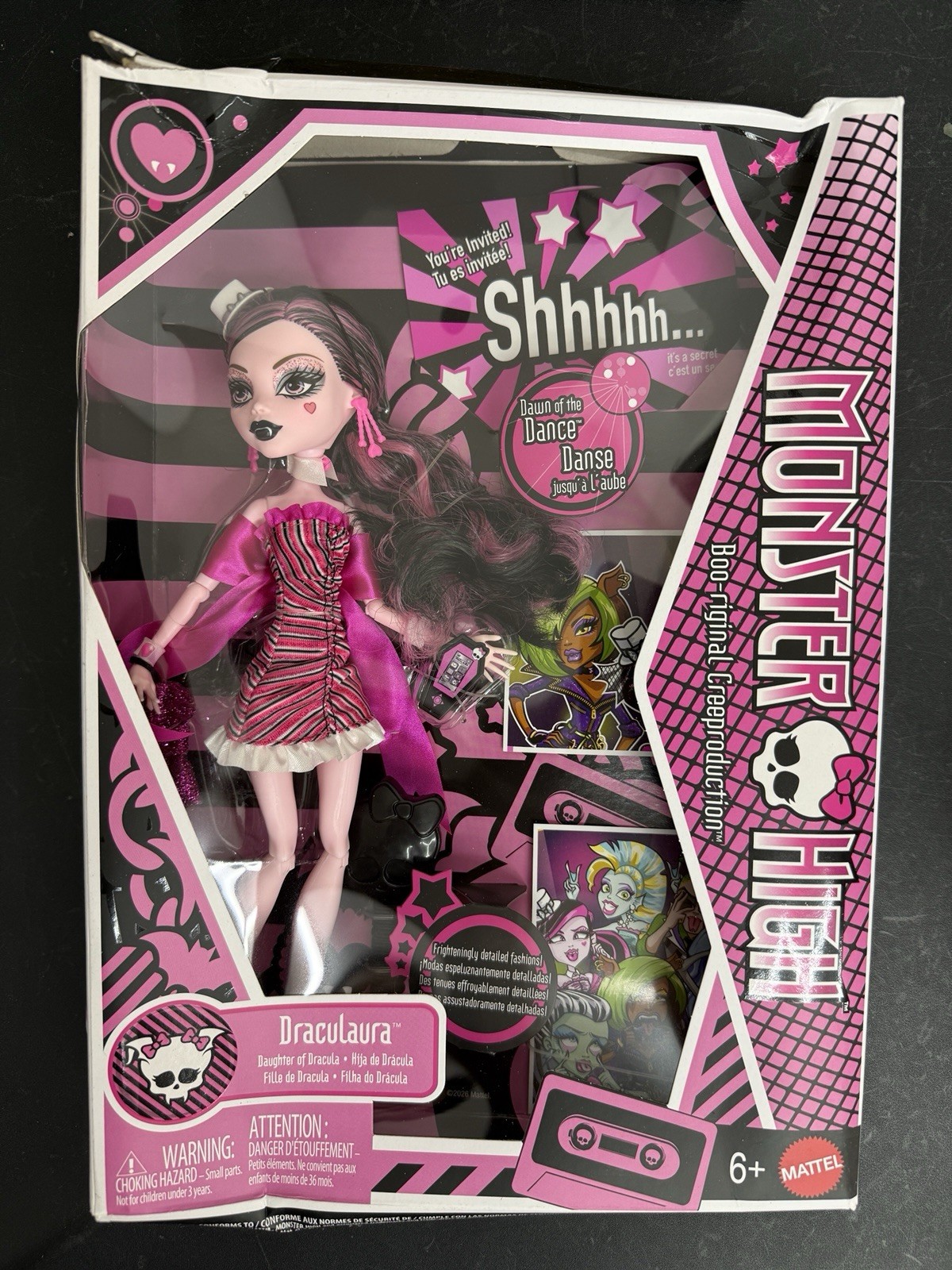 NEW 2026 Monster High Dawn of the Dance Draculaura 📦 *DAMAGED BOX*