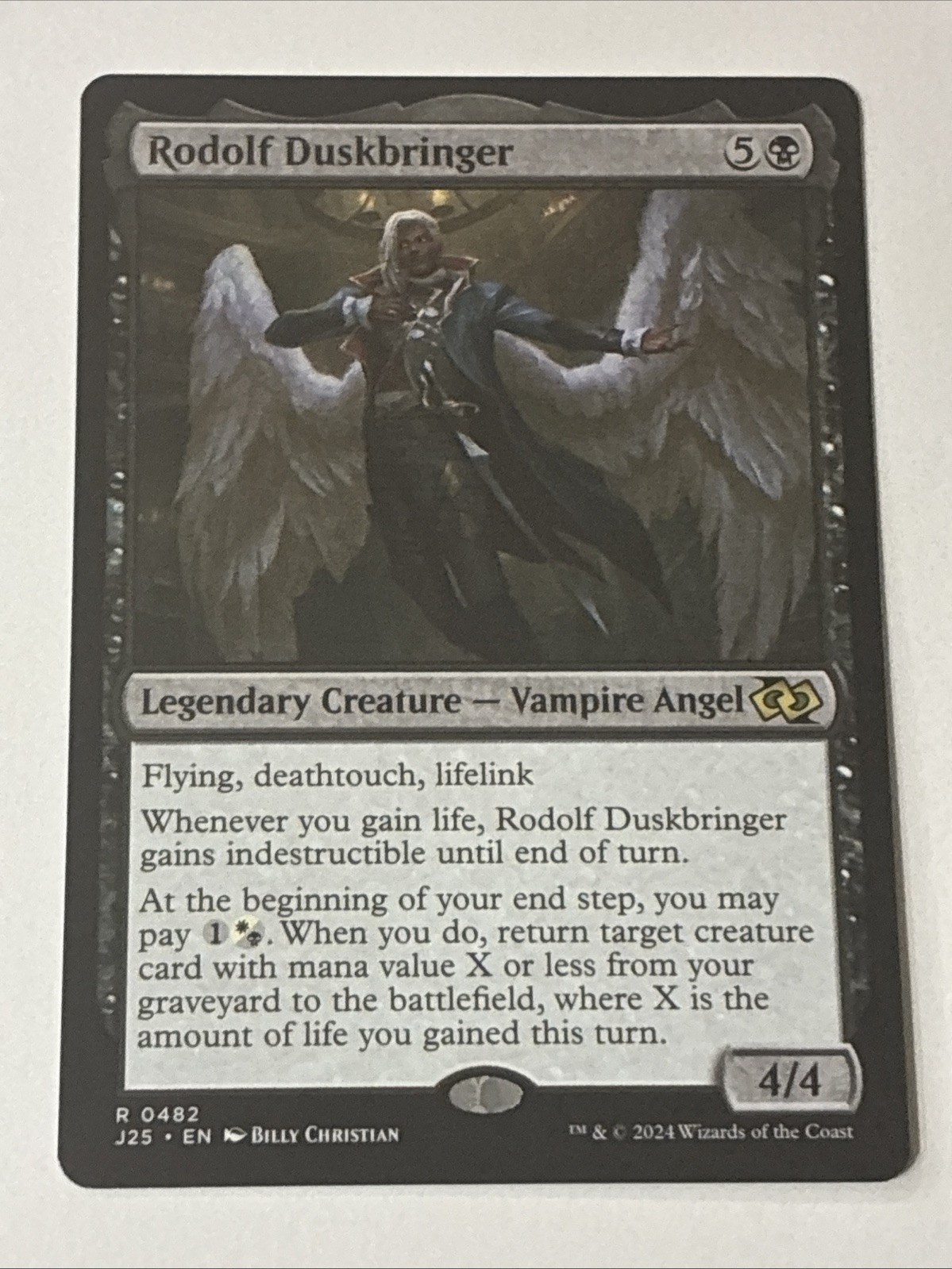 NM Rodolf Duskbringer MTG Foundations Jumpstart Magic the Gathering 482 Card
