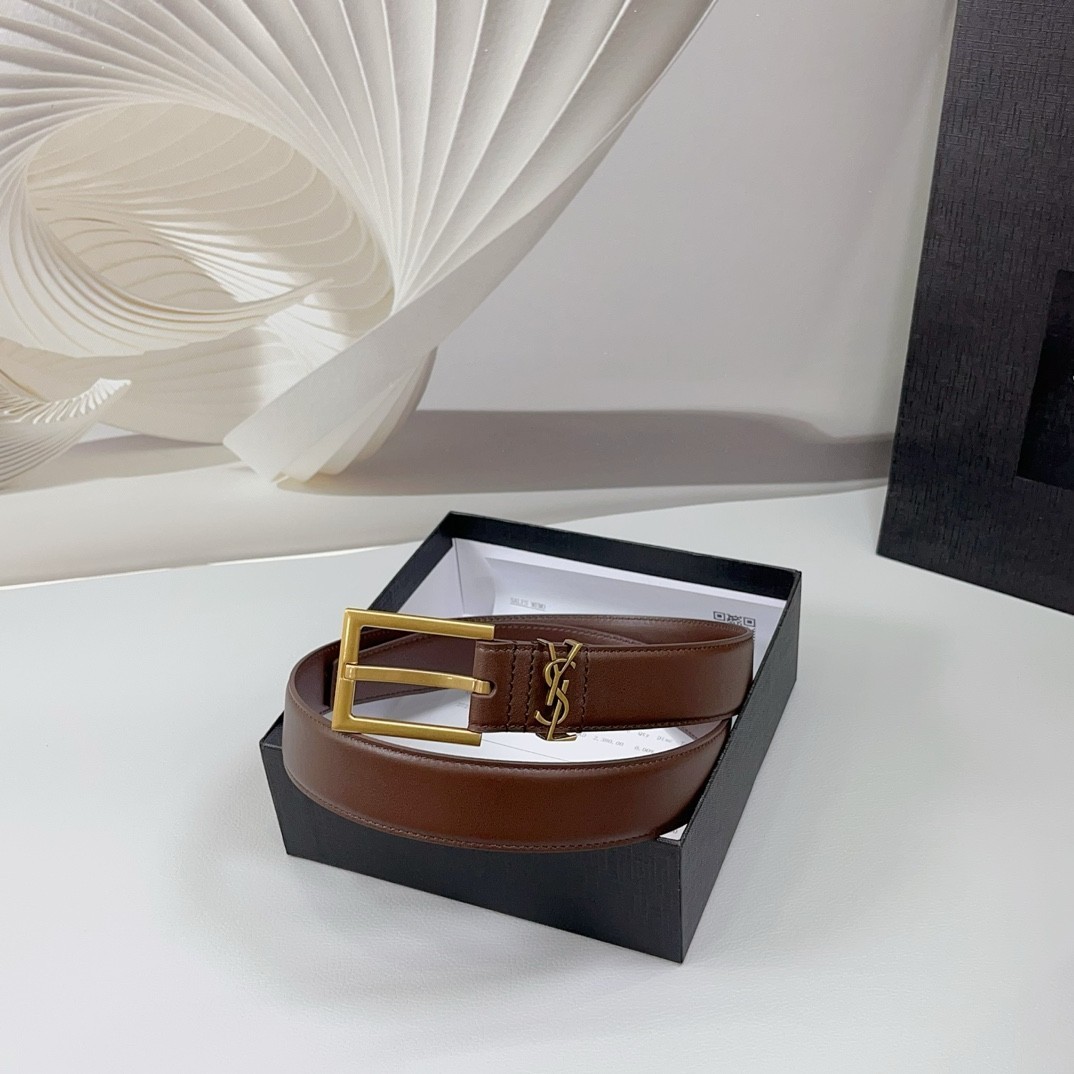 Authentic Women\'s Yves Saint Laurent Belt for Sale NEW YSL
