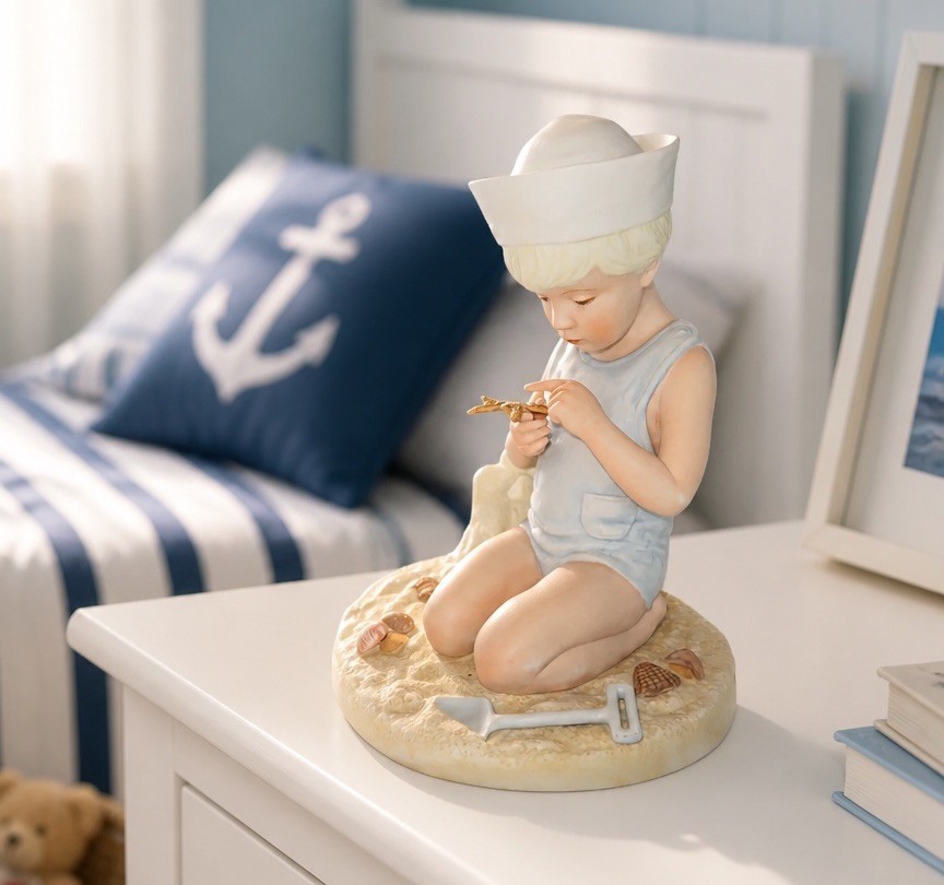 Vtg 1982 Frances Hook “Sailor Mates” Ceramic Boy Figurine LE Signed 9in Height Vtg 1982 Frances Hook “Sailor Mates” Ceramic Boy Figurine LE Signed 9in Height