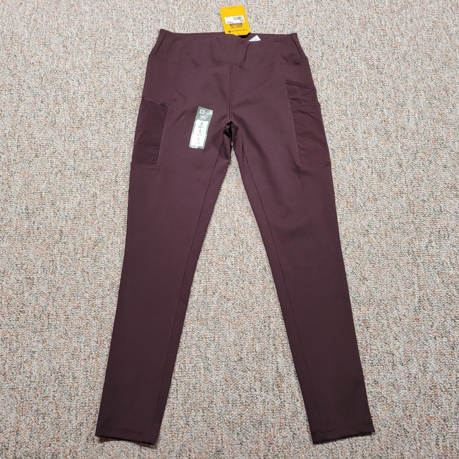 Carhartt Leggings Womens Small Blackberry Force Fitted Utility BN3609-W NWT