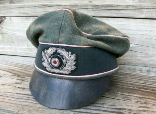 WW2 GERMAN HEER PANZER OFFICER CRUSHER CAP WOOL MADE...(NICE REPRO) WW2 GERMAN HEER PANZER OFFICER CRUSHER CAP WOOL MADE...(NICE REPRO)