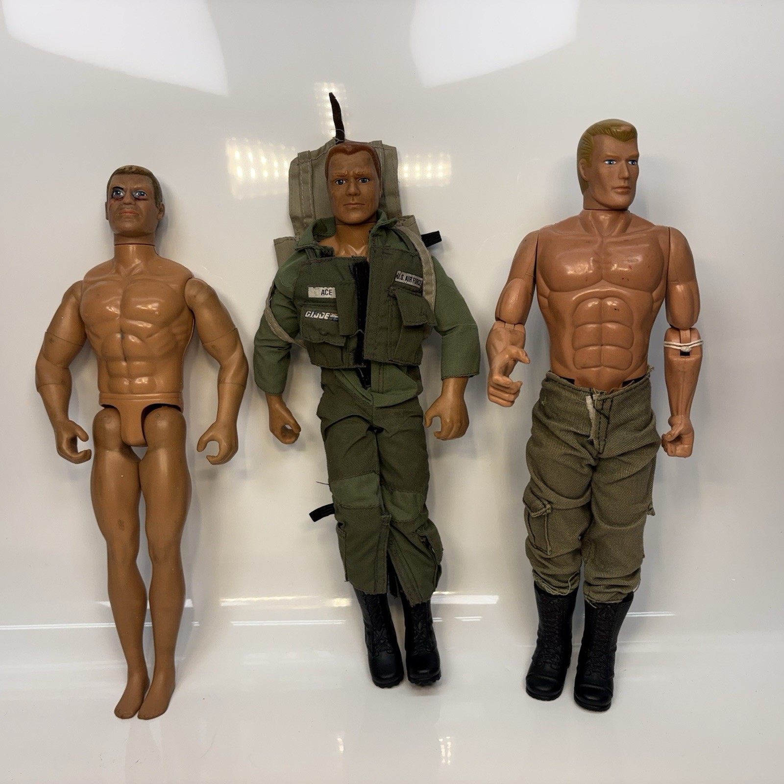 Vintage 1992 GI JOE 12 inch Action Figures, By Hasbro Not Complete See Pictures