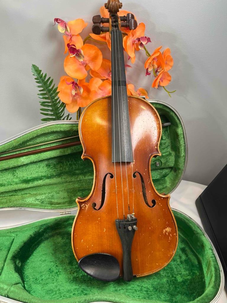 Vintage E.R.PFRETZSCHNER OBB 1907 Handmade Copy ANTONIUS STRADIVARIUS Violin