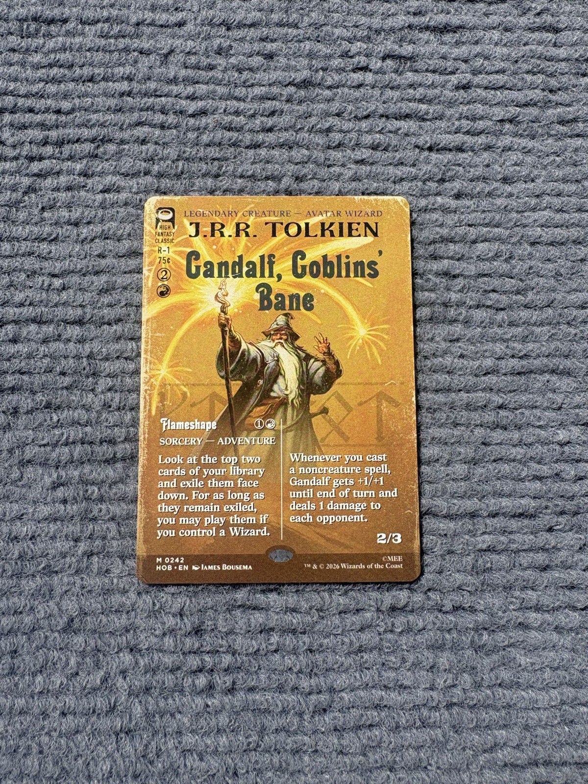 Gandalf, Goblins' Bane (Borderless) The Hobbit Regular 0242