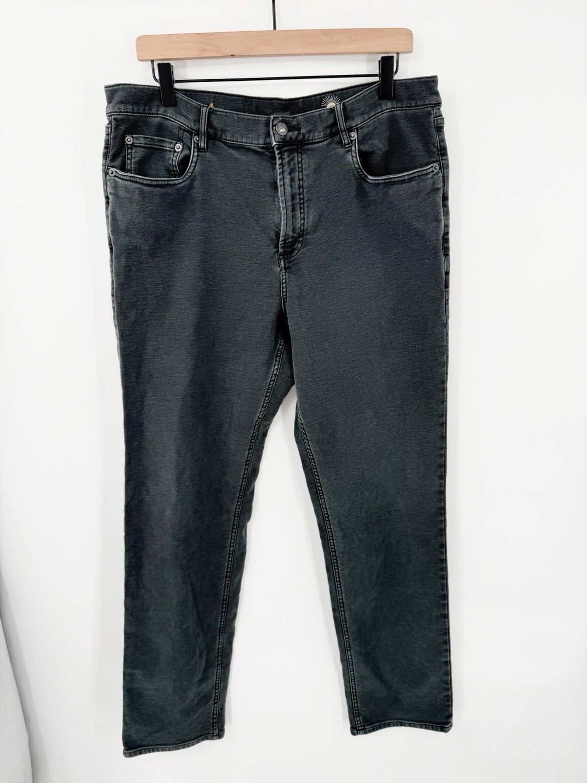 Faherty Brand Men’s Stretch Denim Jeans Pant 35x30 Cotton Blend Five Pockets Faherty Brand Men’s Stretch Denim Jeans Pant 35x30 Cotton Blend Five Pockets