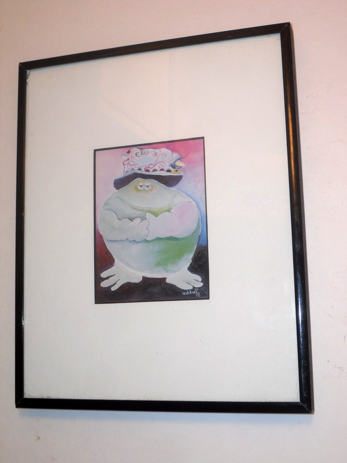 RARE 1986 Don Nedobeck Matted 8 RARE 1986 Don Nedobeck Matted 8