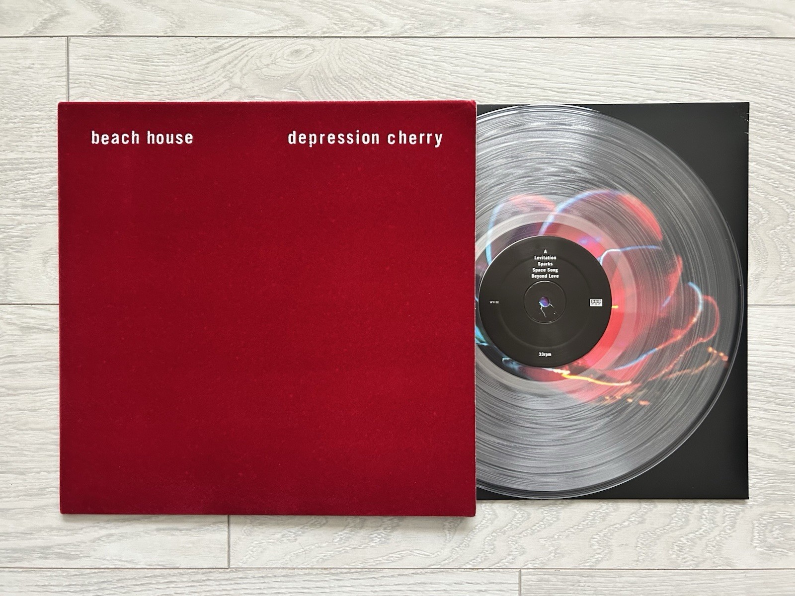 Beach House Depression Cherry Clear Vinyl VELVET Cover Loser Edition RARE 2015 Beach House Depression Cherry Clear Vinyl VELVET Cover Loser Edition RARE 2015