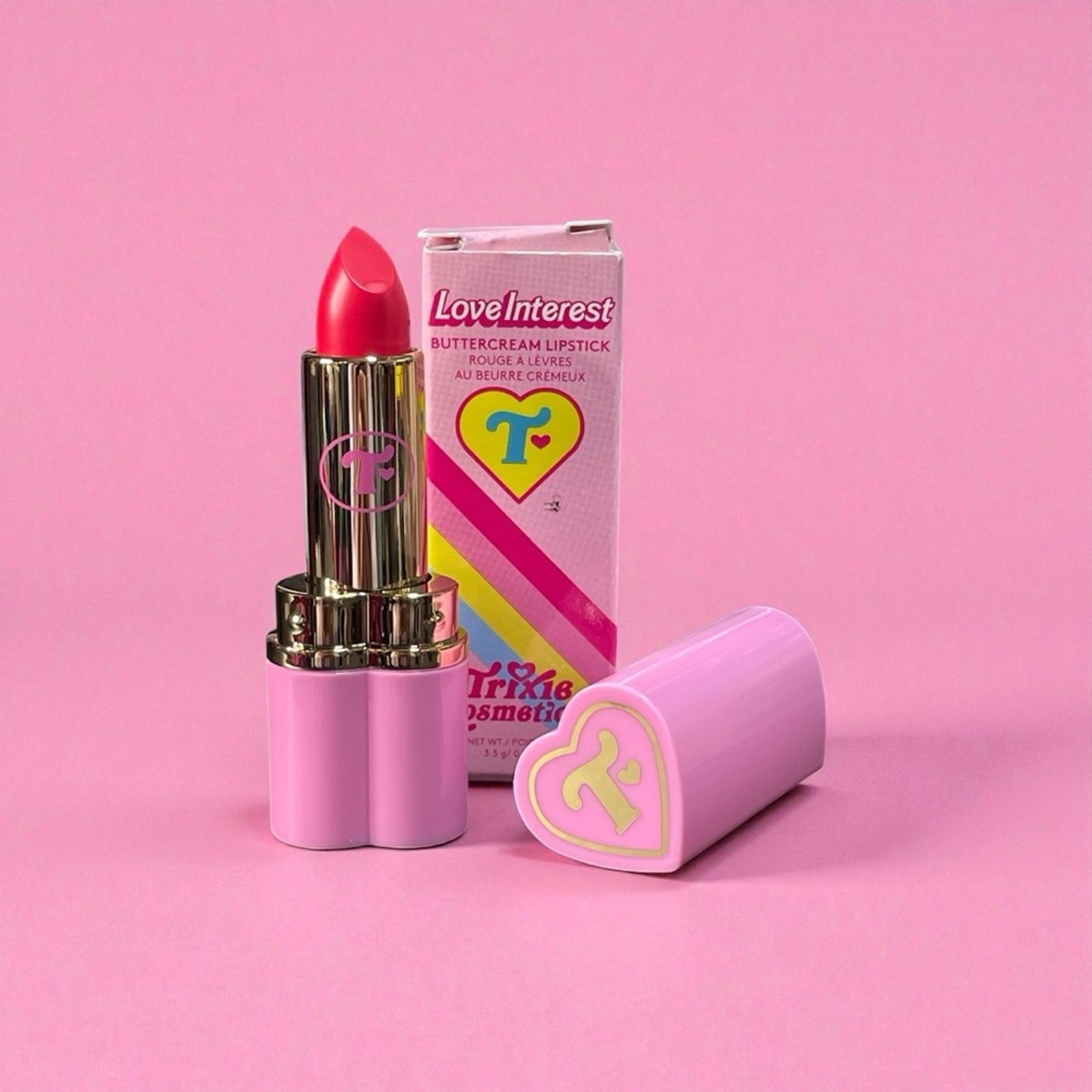 Trixie Cosmetics Love Interest Lipstick in Bold Pink