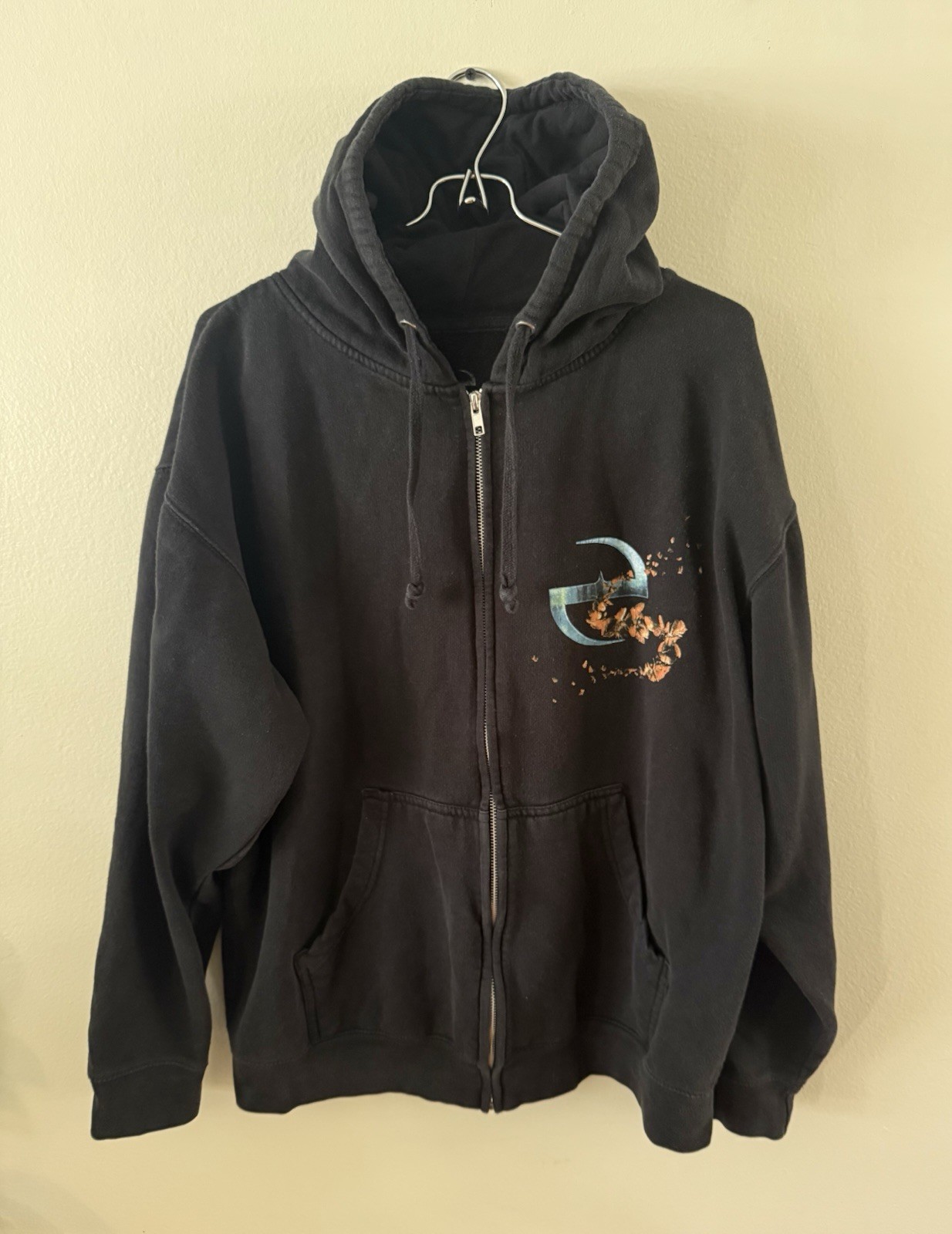Evanescence Synthesis Live 2018 Tour Full Zip Hoodie Black Size Large