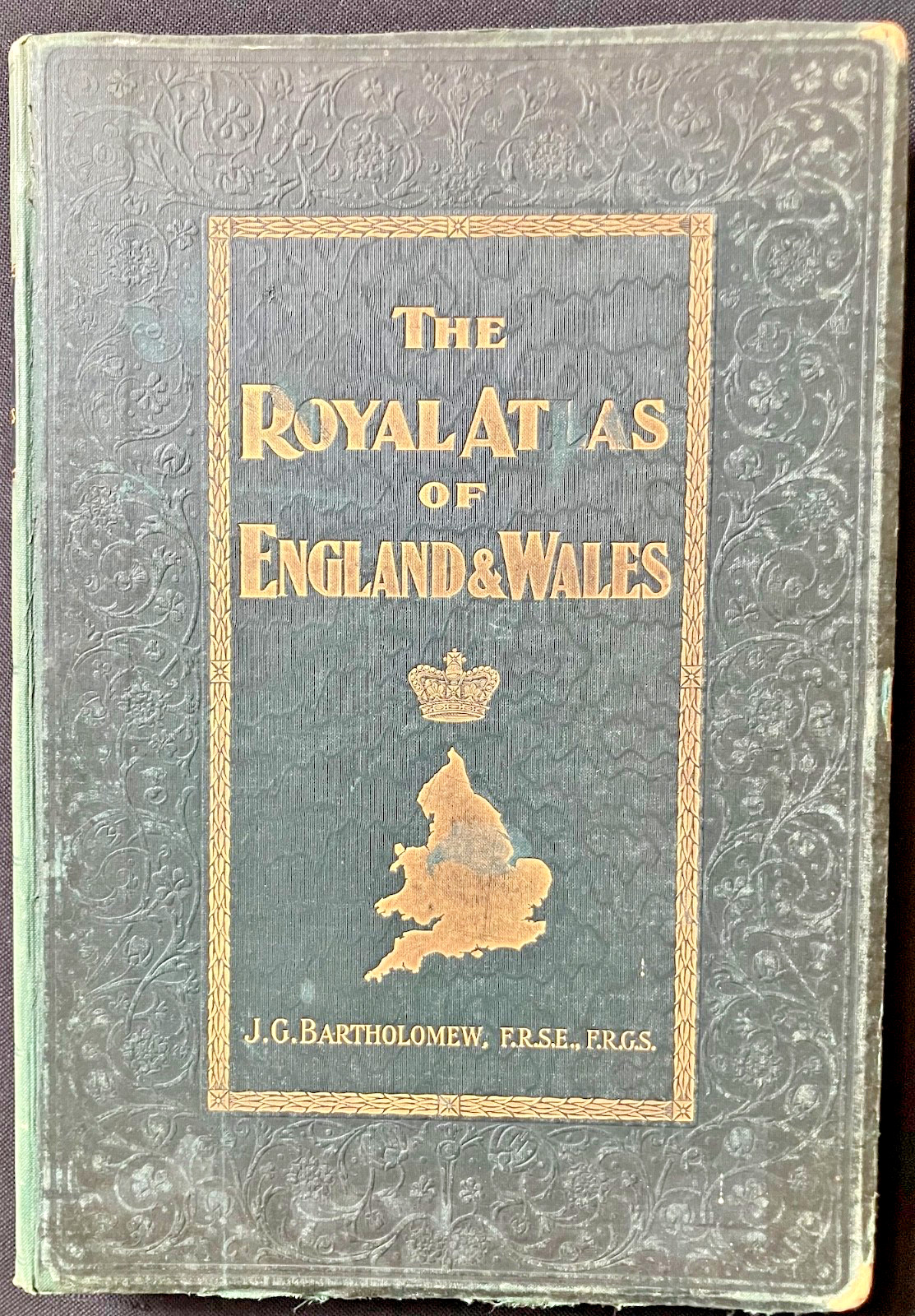 1899 Royal Atlas of England & Wales J G Bartholomew Victorian Maps Folio Newnes