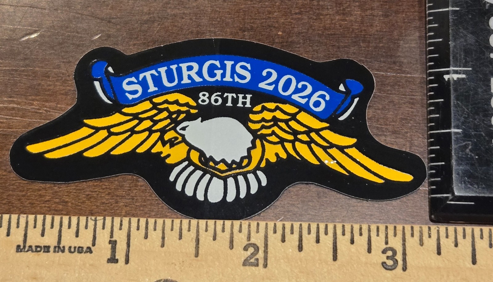 2026 Sturgis South Dakota Motorcycle Rally Eagle Wings Official Sticker Decal 2026 Sturgis South Dakota Motorcycle Rally Eagle Wings Official Sticker Decal