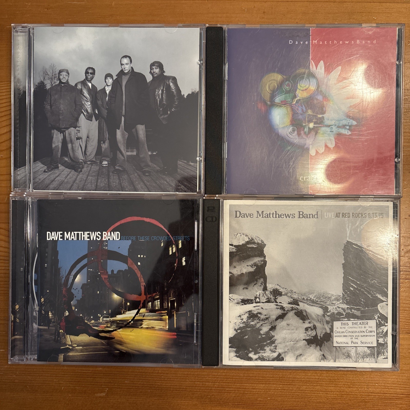 Dave Matthews Band 4 CD Lot - Everyday Crash Crowded Streets Live at Red Rocks