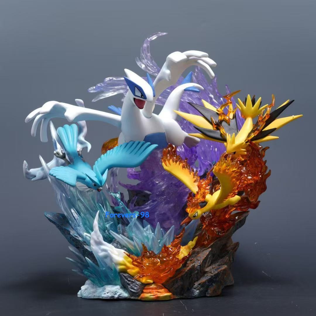 Lugia Moltres 13in Anime Figure Model Statue Collectible Ornament Chinese Ver.