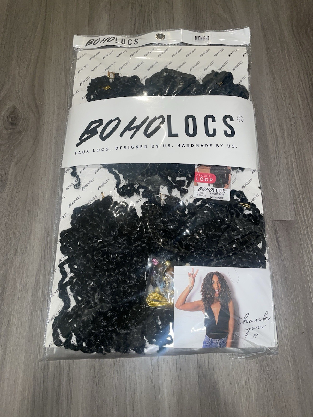 New Original Authentic BOHO LOCS — Short Bob Style — Midnight New Original Authentic BOHO LOCS — Short Bob Style — Midnight
