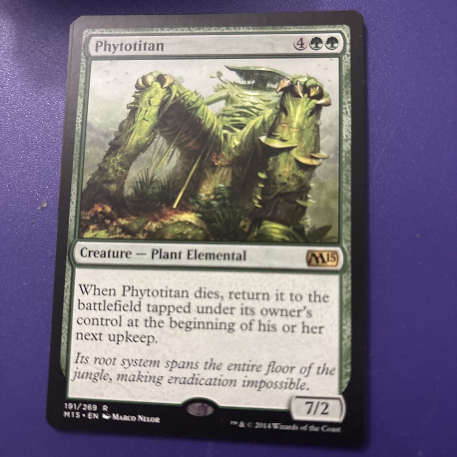 Phytotitan Magic The Gathering 2015 Rare Near Mint Condition MTG Card NM