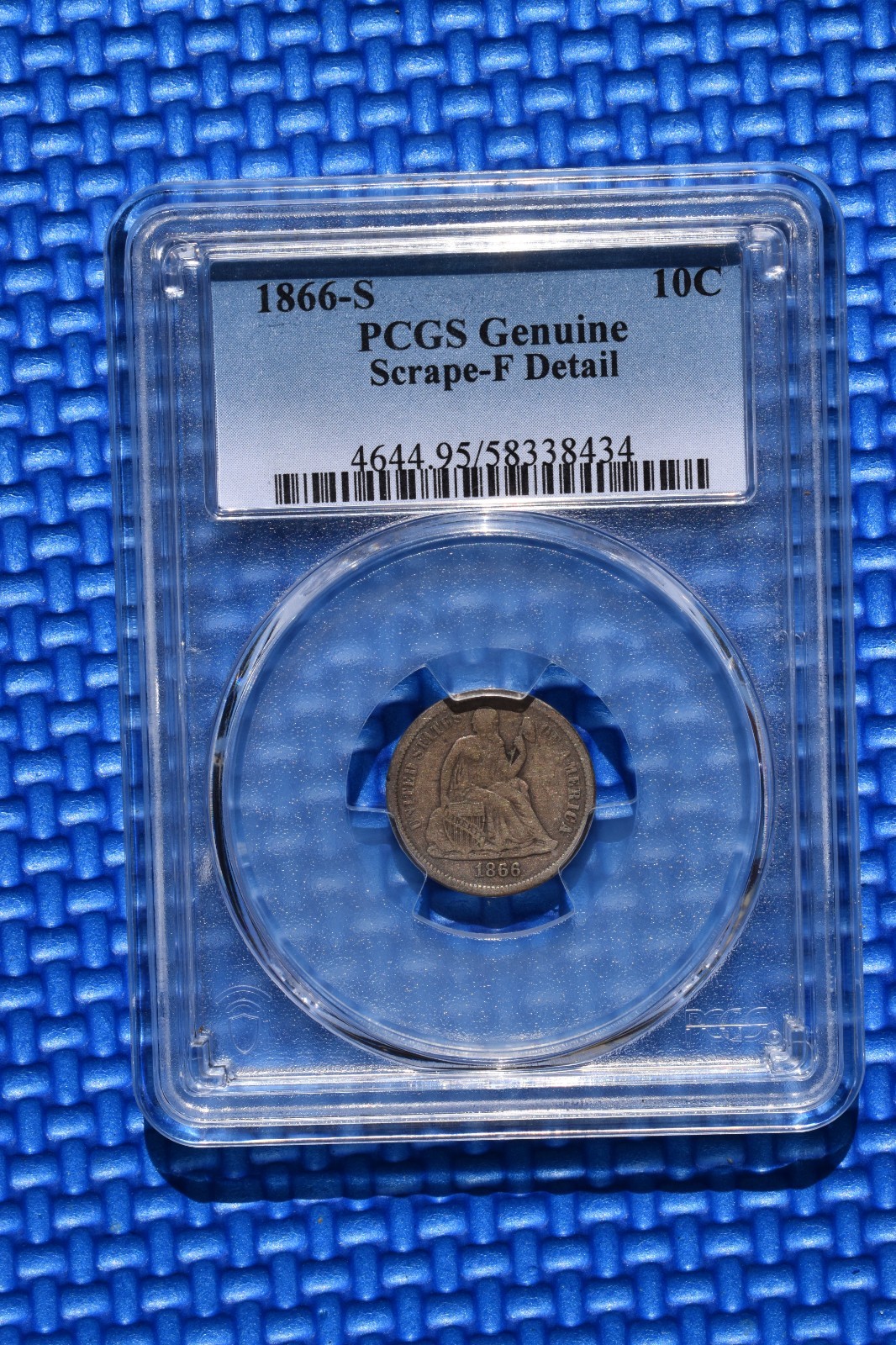 1866-S Seated Liberty Dime