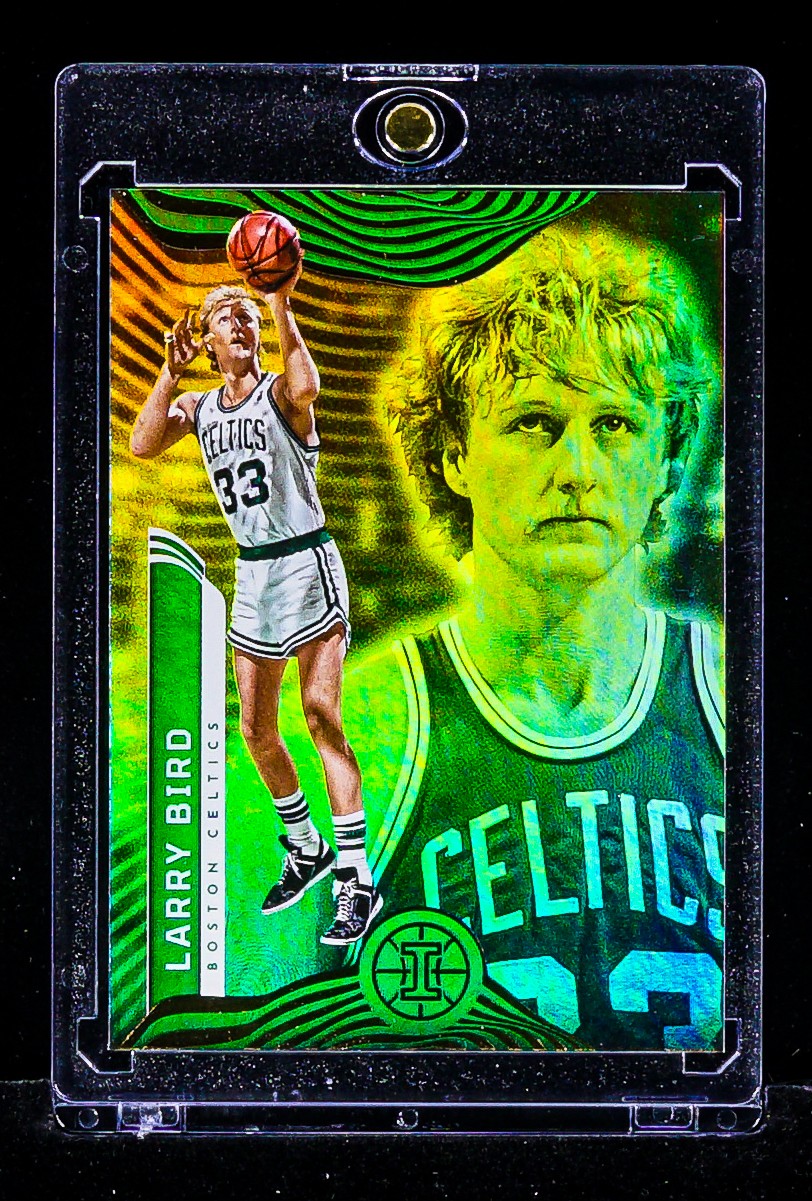 Larry Bird REFRACTOR COLOR MATCH PRIZM CARD Boston Celtics