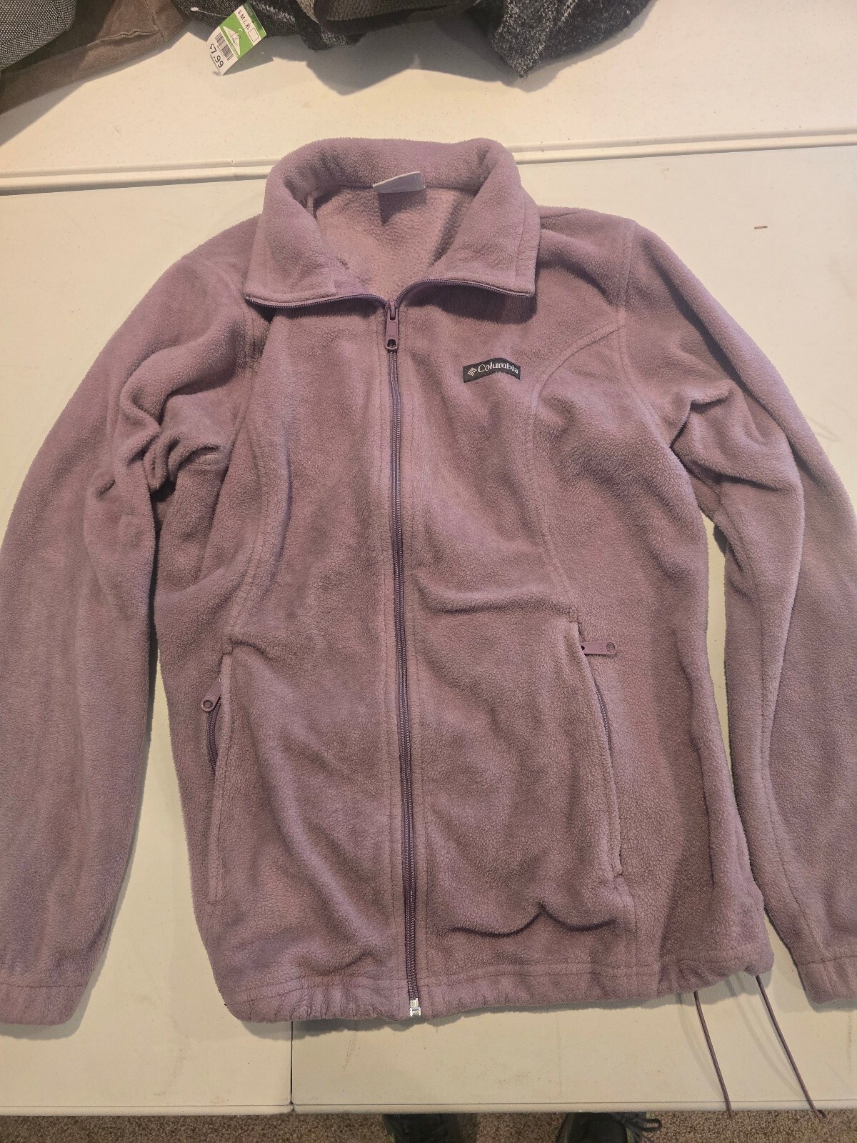 Columbia Women\'s Full Zip Fleece Jacket Purple Medium
