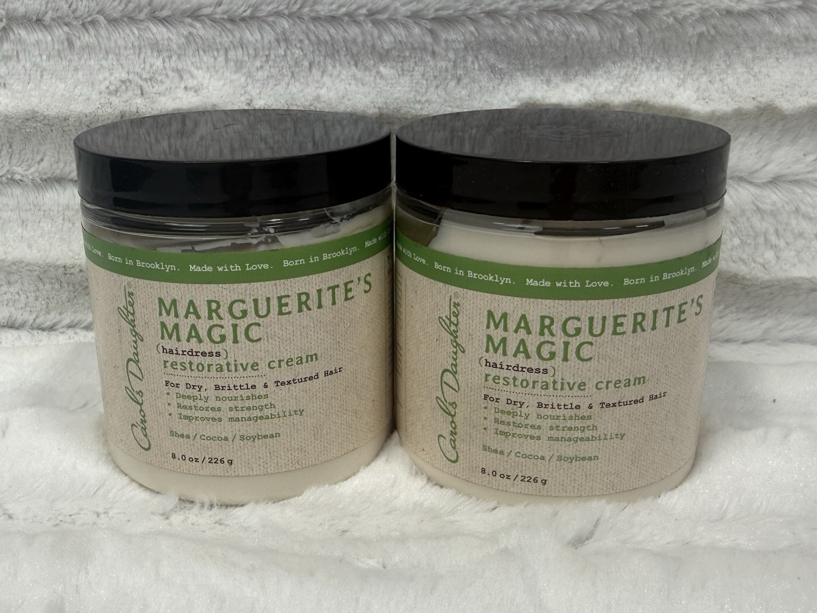 LOT OF 2 Carol\'s Daughter Marguerite\'s Magic Restorative Conditioning Cream