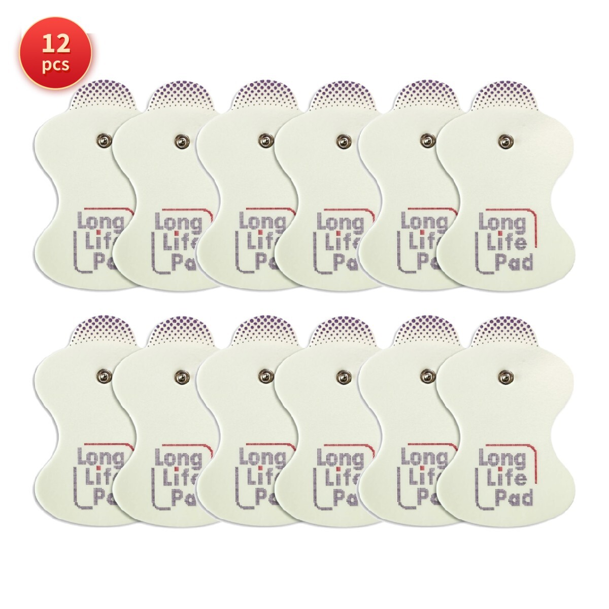 12 pcs Electrotherapy Long Life Electrode Pads Replacement for Omron NEW