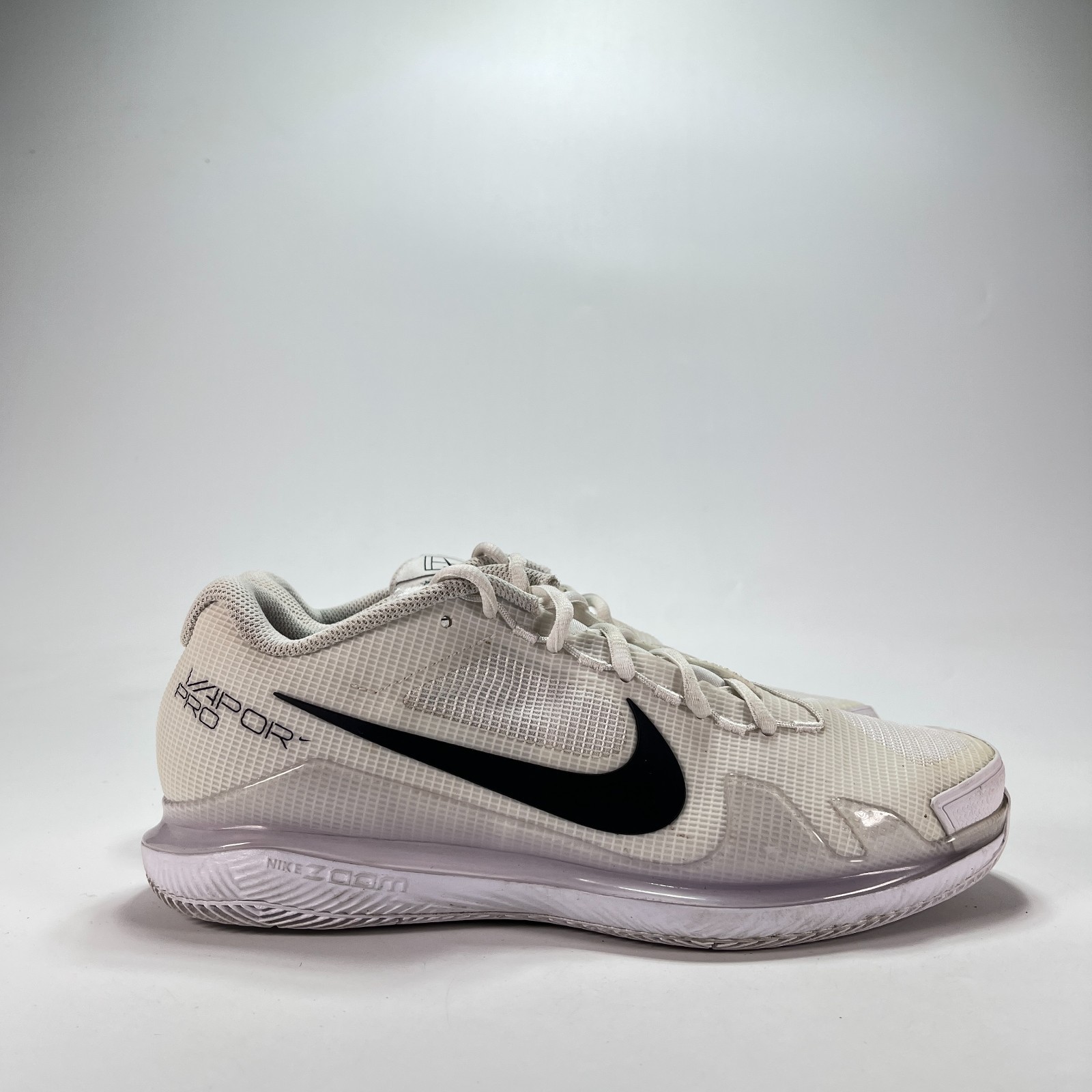 Nike Air Zoom Vapor Pro White Black Court Tennis Shoes CZ0220-124 Men\'s Size 9