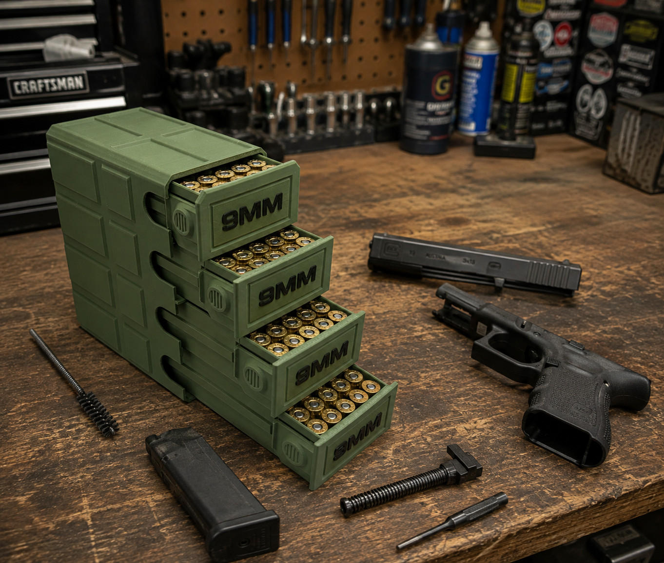 Rugged Custom Ammo Storage Box – Dual-Color Customization