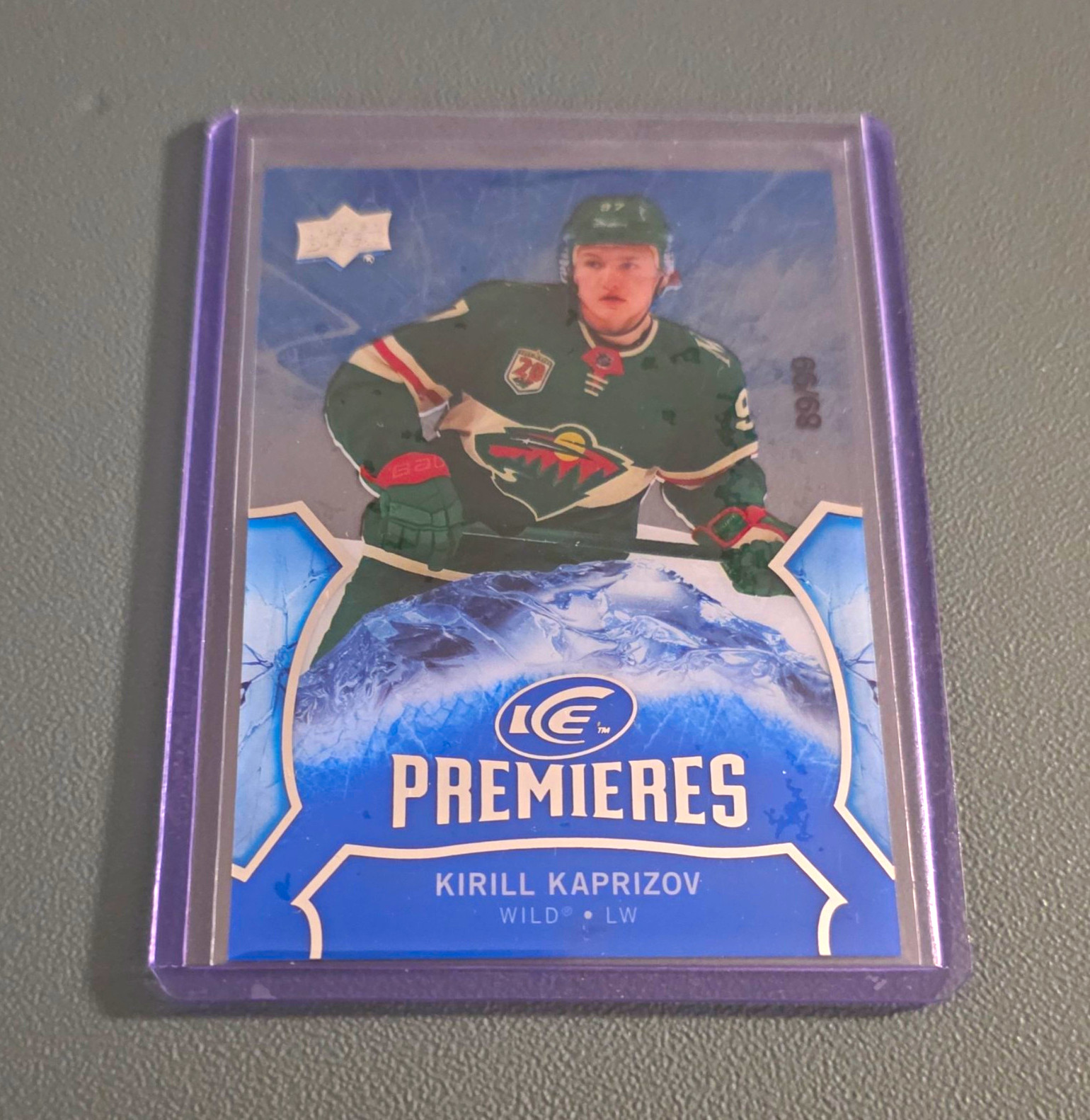 Upper Deck 2020-21 UD Ice Hockey Premieres Kirill Kaprizov Wild #199 /99 RC Upper Deck 2020-21 UD Ice Hockey Premieres Kirill Kaprizov Wild #199 /99 RC