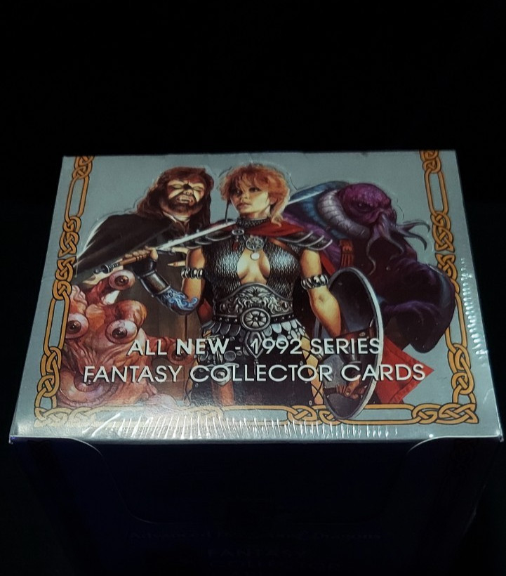 1992-TSR-2nd Ed. Advanced Dungeons & Dragon Fantasy Collector Cards-Sealed Box
