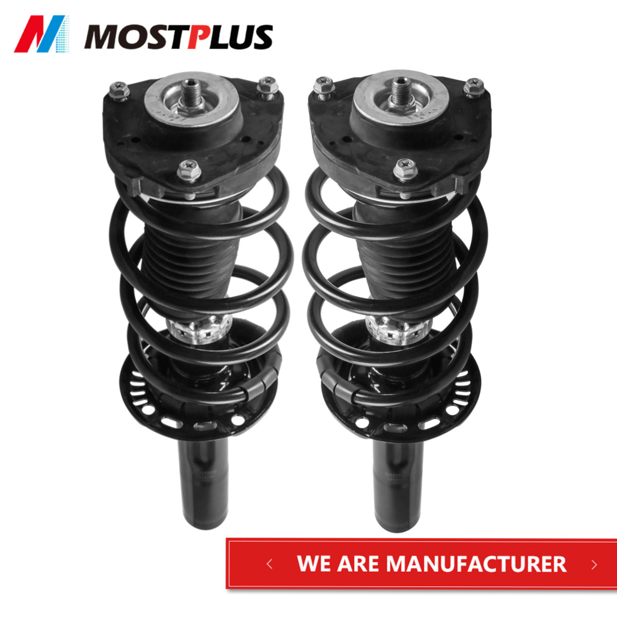 2x Front Shock Struts Assembly For VW Jetta Beetle Golf Passat AUDI A3 172311