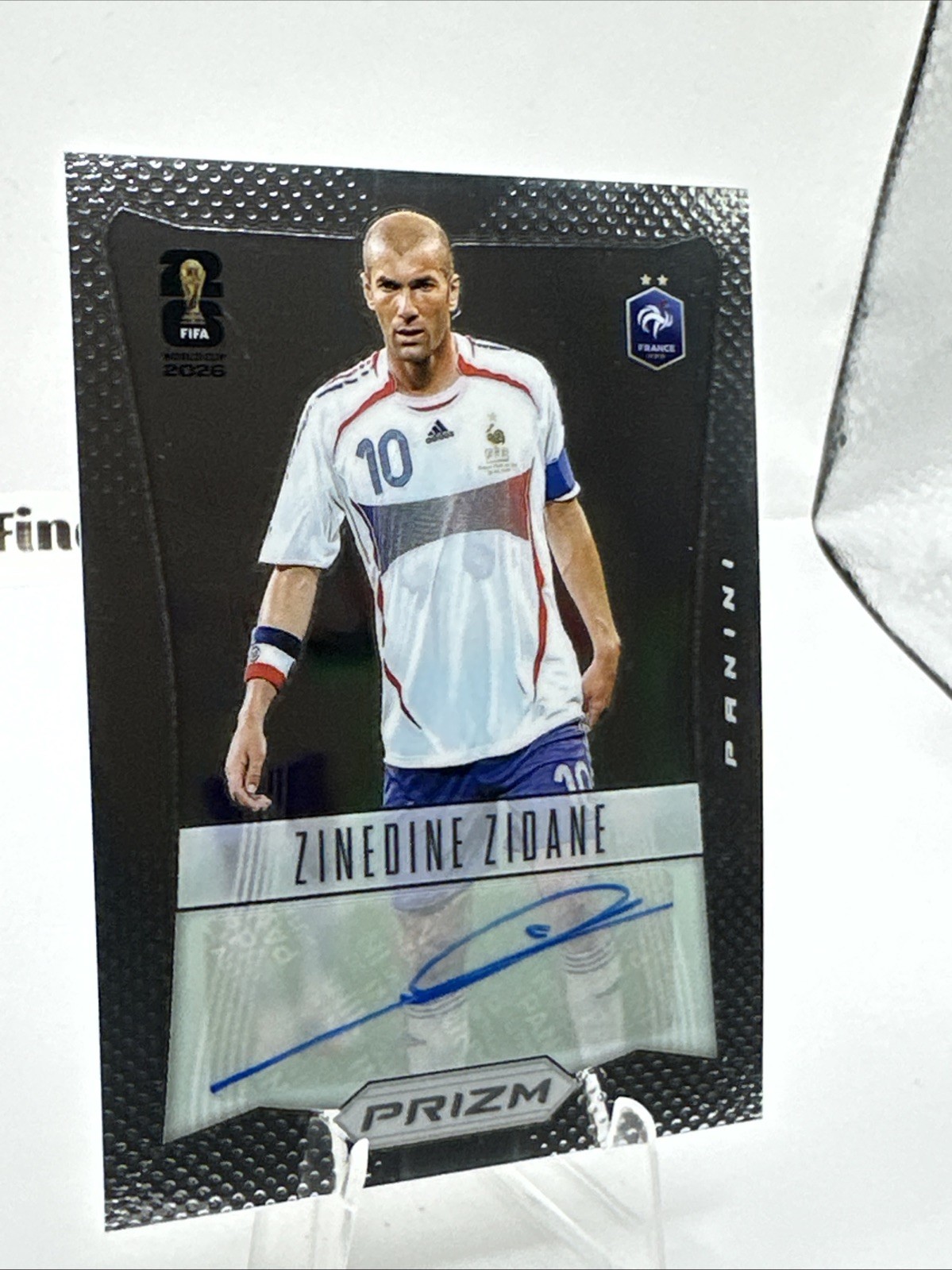 2026 Panini Prizm FIFA World Cup - 2012 Throwback Auto Zinedine Zidane #12-ZZ