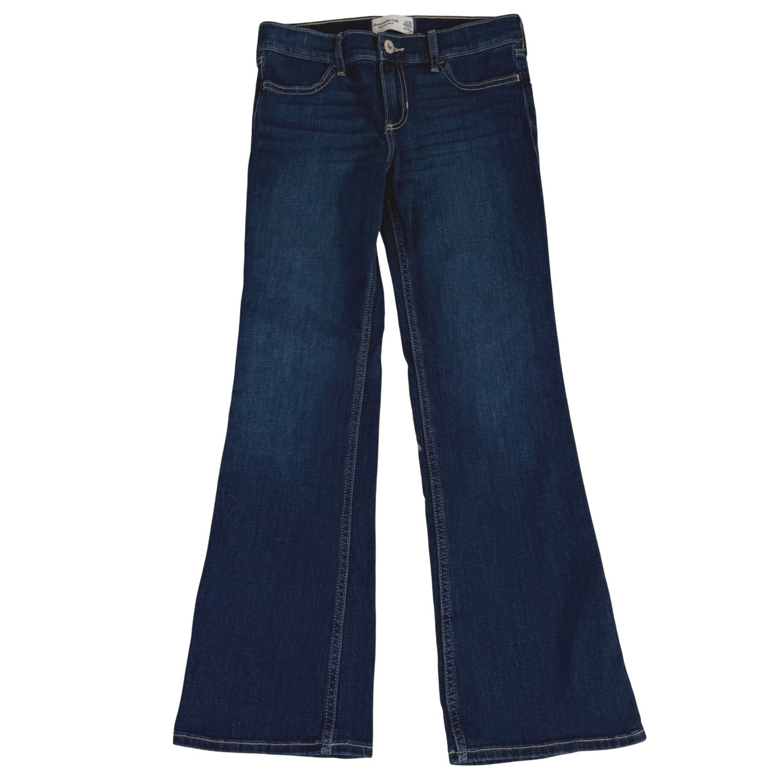 Abercrombie Kids Low Rise Boot Jeans Dark Wash Blue Size 11/12 Regular Y2K Tween