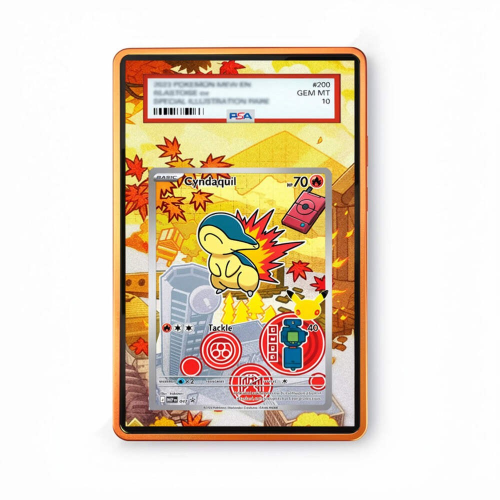 Cyndaquil - 047- Gradeguardian Extended Artwork For Psa / Cgc / Bgs / Tag