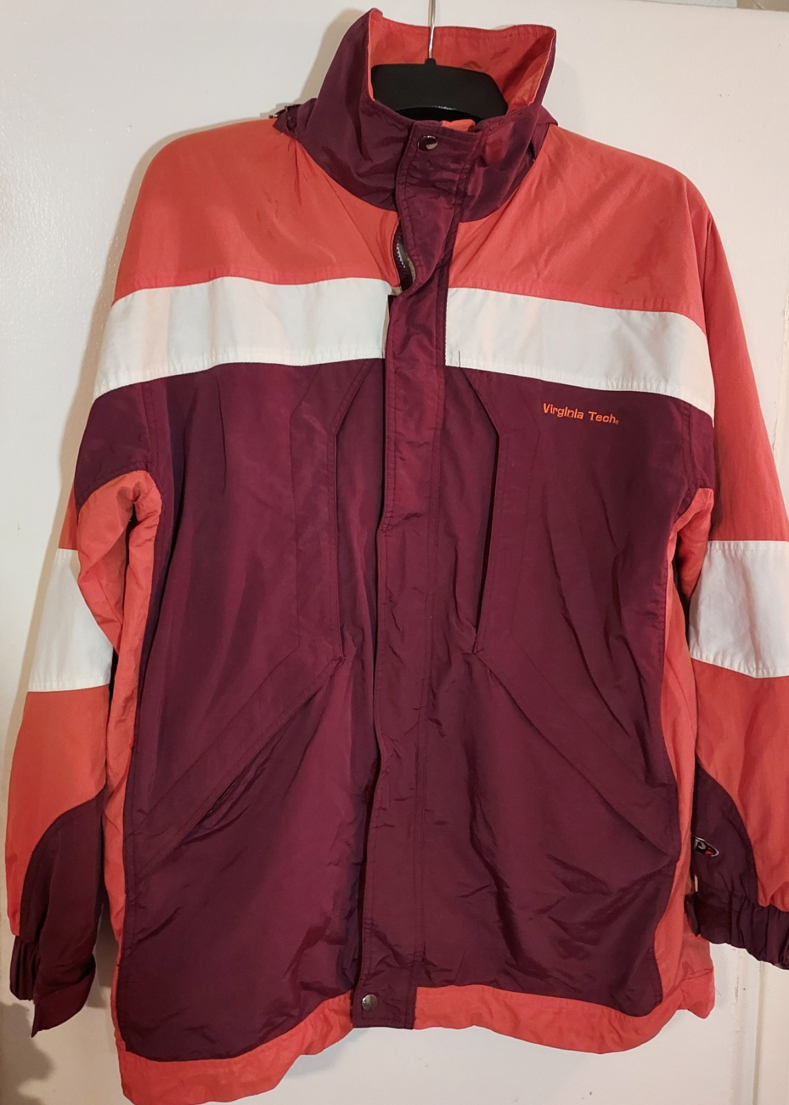 P2 By Pro Player Virginia Tech Jacket Hoodie Size Medium Sportscore Comfort Cozy