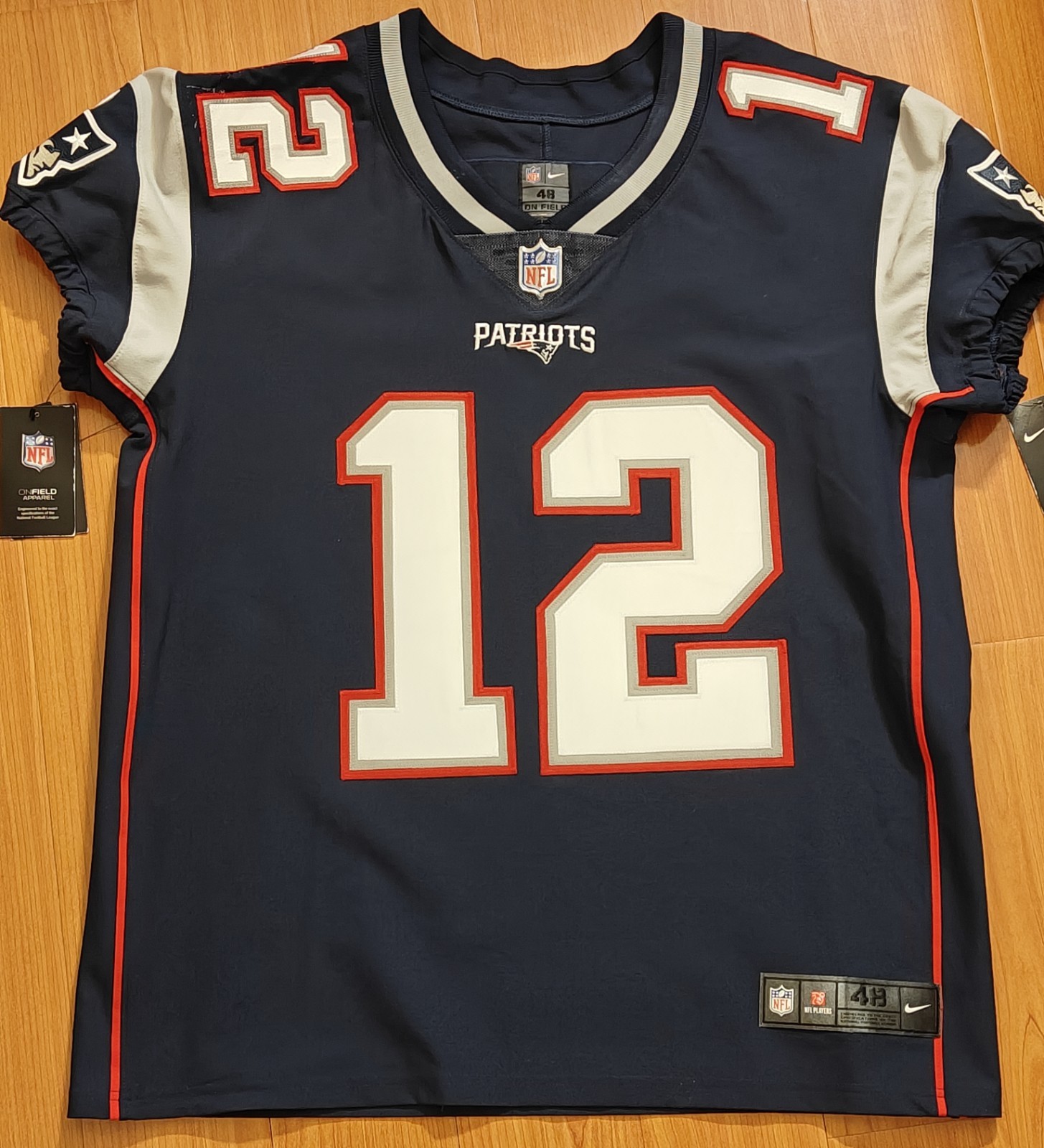 Nike Tom Brady New England Patriots Vapor FUSE Elite NFL Game Jersey sz.48 