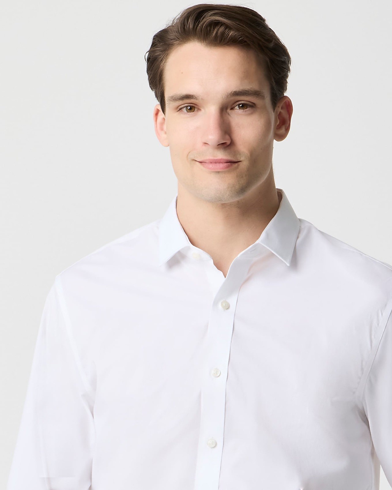 J.CREW Men\'s Haberdashery Button-Down Shirt Size Large 16-16 1/2 White J.CREW Men\'s Haberdashery Button-Down Shirt Size Large 16-16 1/2 White
