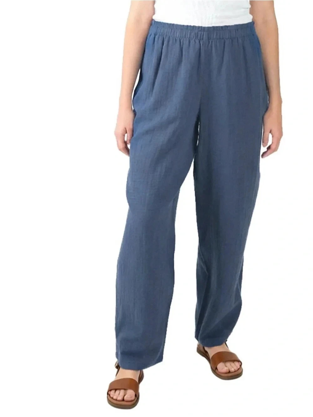 Coldwater Creek Women's Cotton Gauze Pull-On Pants - NEW Multiple colors