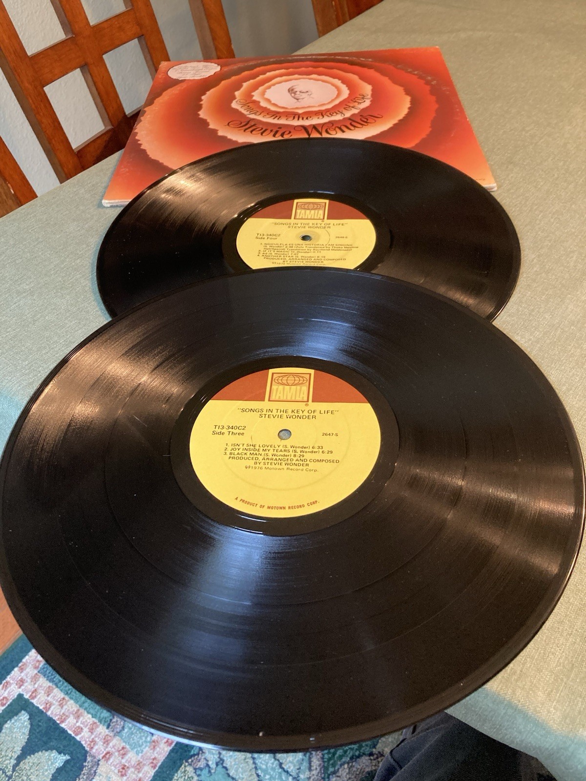 Stevie Wonder Songs in the Key of Life Vinyl LP Record, 2-Record Set Stevie Wonder Songs in the Key of Life Vinyl LP Record, 2-Record Set
