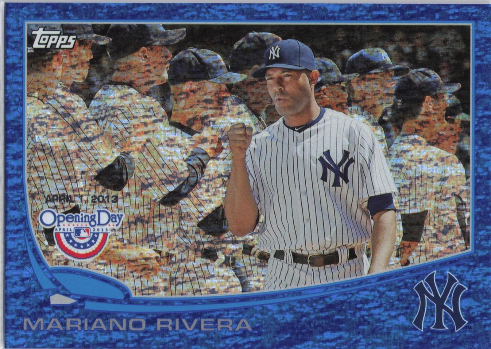 2013 Topps Opening Day #176 Mariano Rivera Blue #/2013
