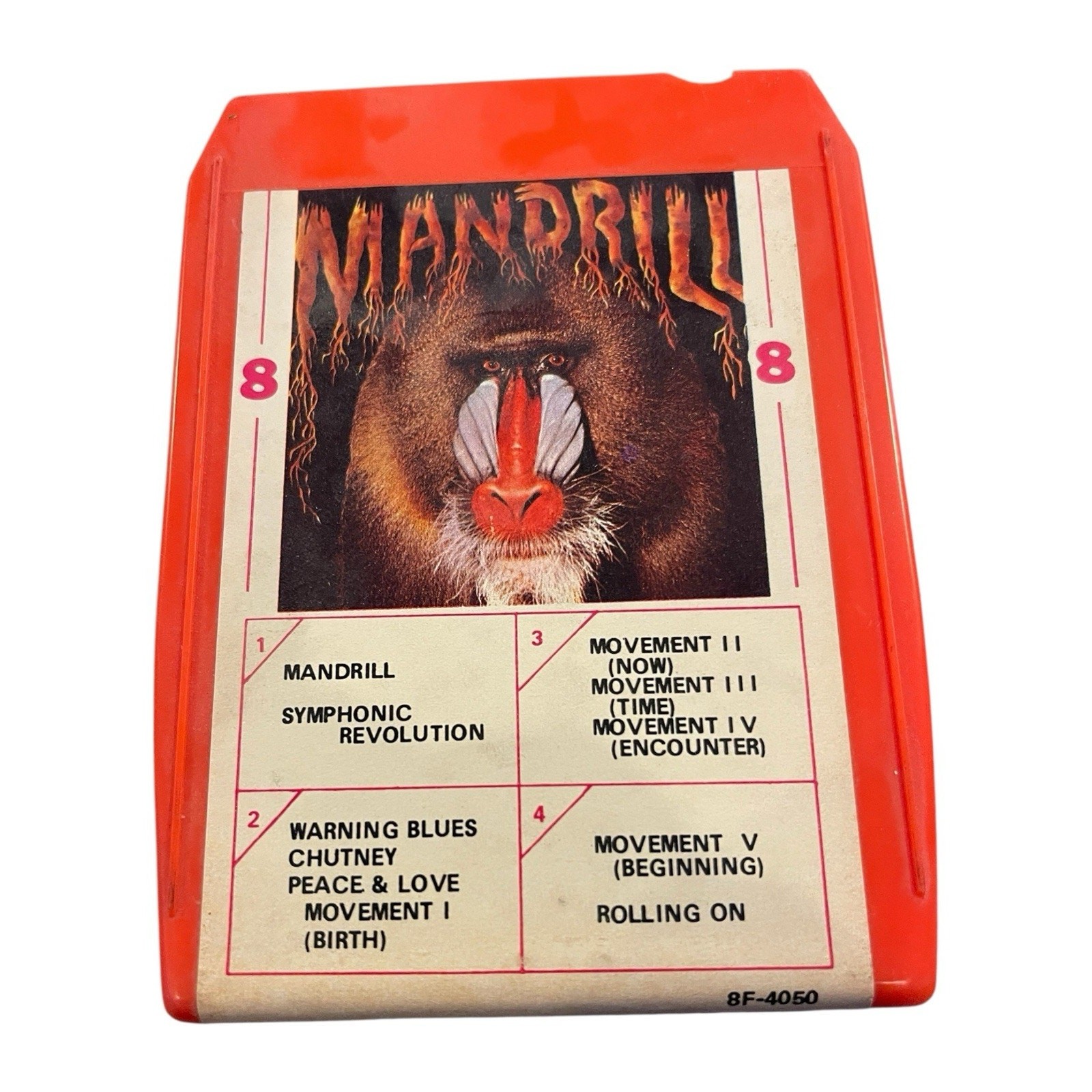 Vintage 8-Track Mandrill 8F-4050 Polydor Vintage 8-Track Mandrill 8F-4050 Polydor
